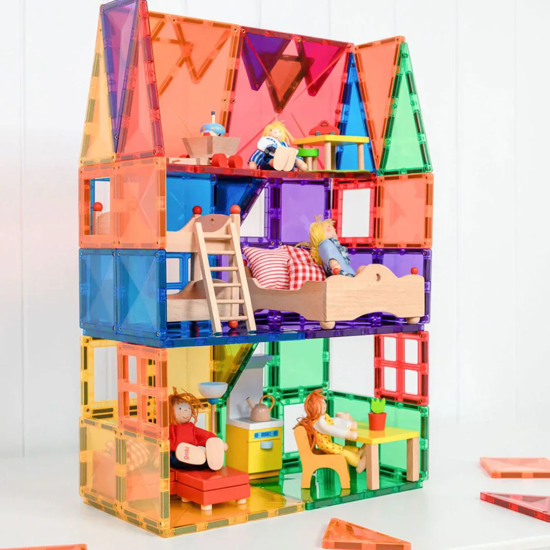 Connetix® Magnetic Tiles Rainbow Starter Pack 60 pcs - Image 5