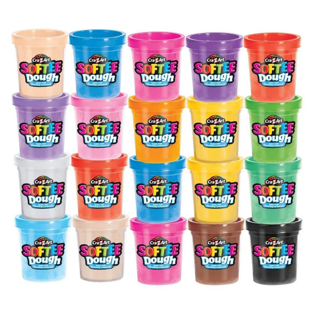 CrazArt® Play dough Softee Dough 20 pcs - Image 2