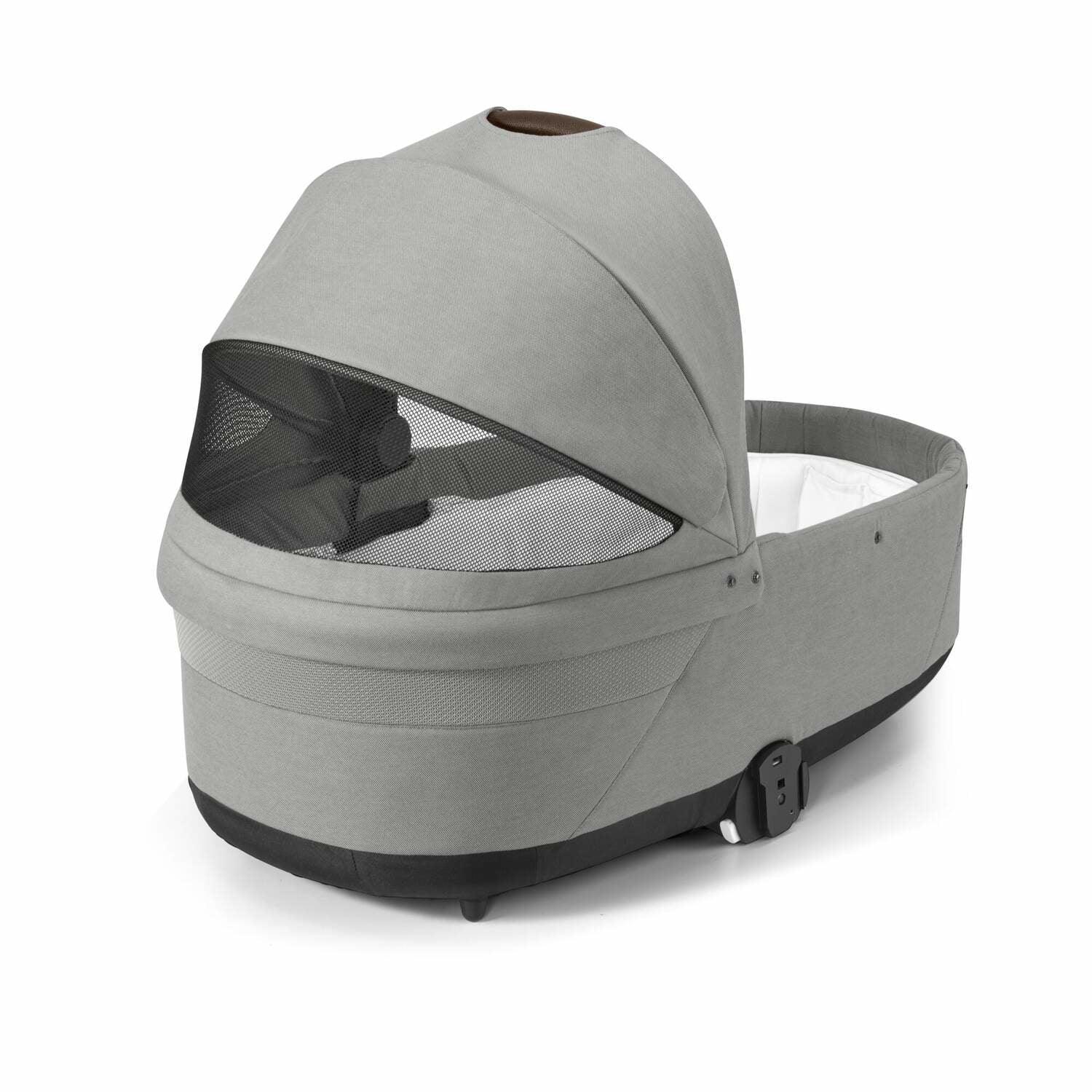 Cybex® 3in1 Stroller Balios S Lux + Carry Cot + Cloud G Car Seat Stone Grey (+ Rain cover) - Image 18