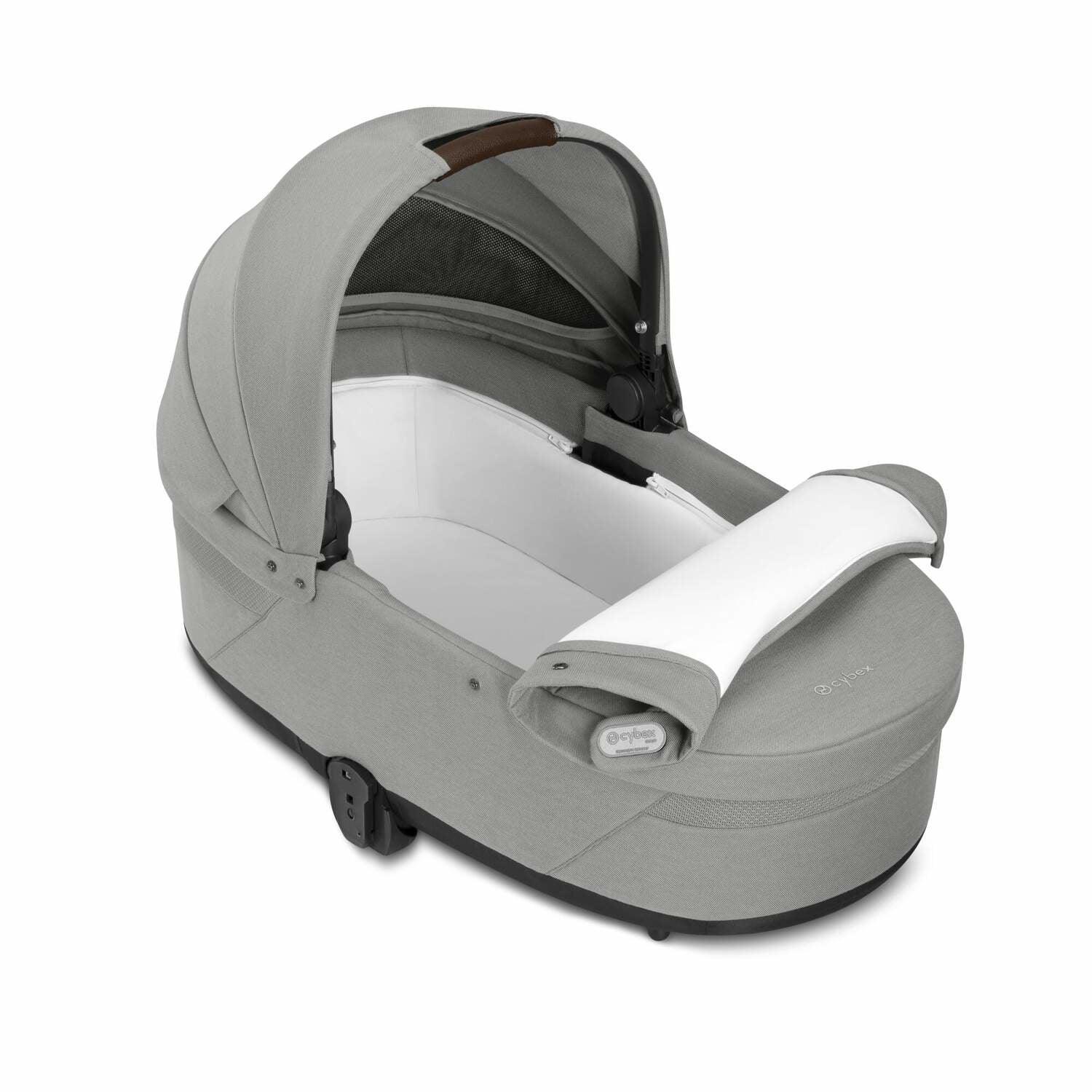 Cybex® 3in1 Stroller Balios S Lux + Carry Cot + Cloud G Car Seat Stone Grey (+ Rain cover) - Image 21