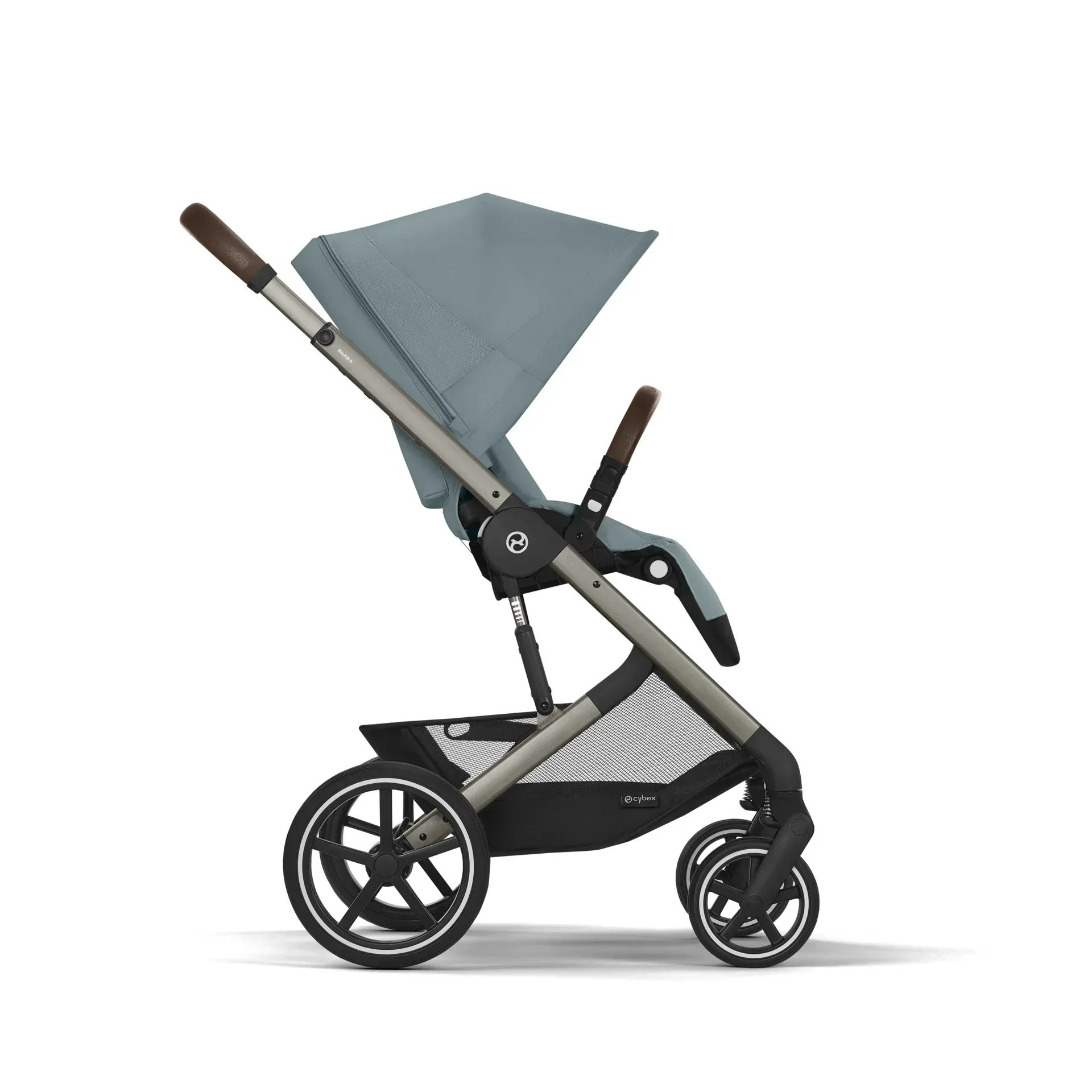 Cybex® Stroller Balios S Lux (0-22 kg) Stormy Blue (Taupe Frame) - Image 18