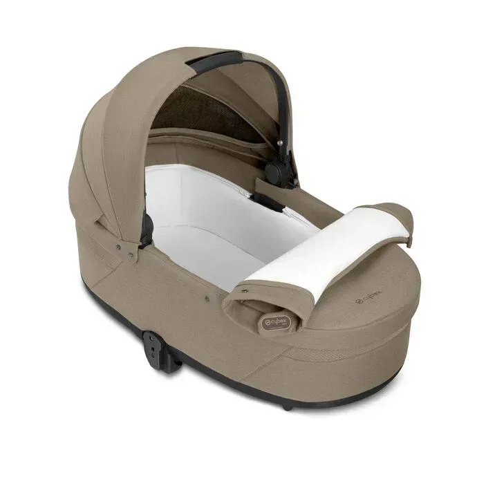 Cybex® 3in1 Stroller Balios S Lux + Carry Cot + Cloud G Car Seat Almond Beige (+ Rain cover) - Image 15