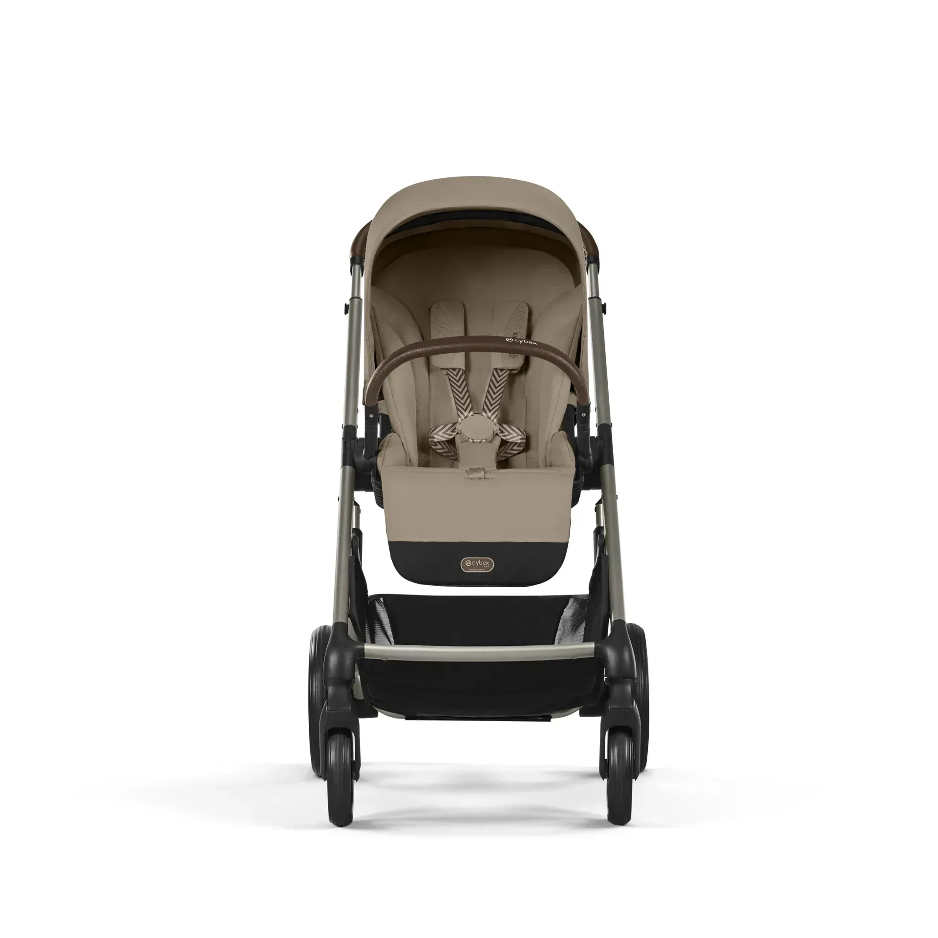 Cybex® 3in1 Stroller Balios S Lux + Carry Cot + Cloud G Car Seat Almond Beige (+ Rain cover) - Image 8