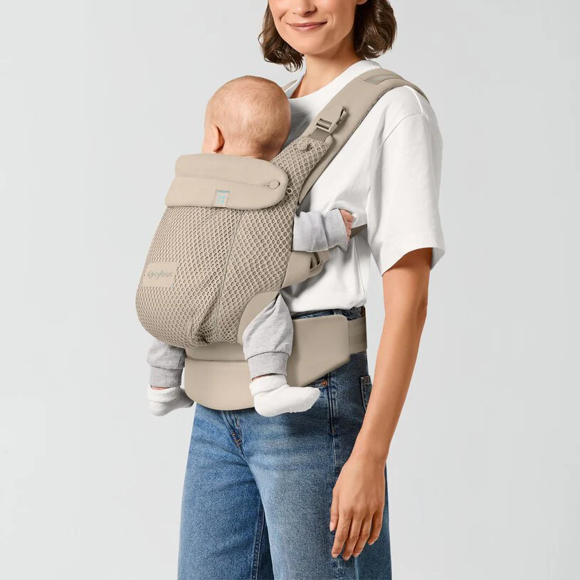 Cybex® Amya™ Ergonomic Baby Carrier (3.2–15 kg) Almond Beige - Image 3