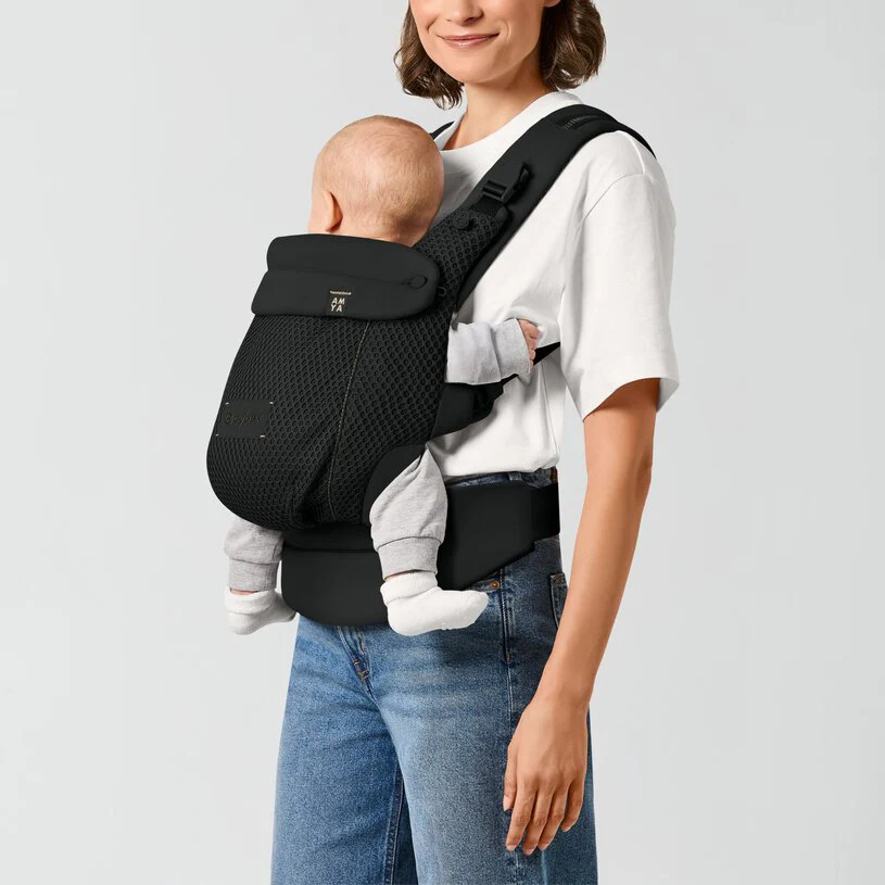 Cybex® Amya™ Ergonomic Baby Carrier (3.2–15 kg) Magic Black - Image 2