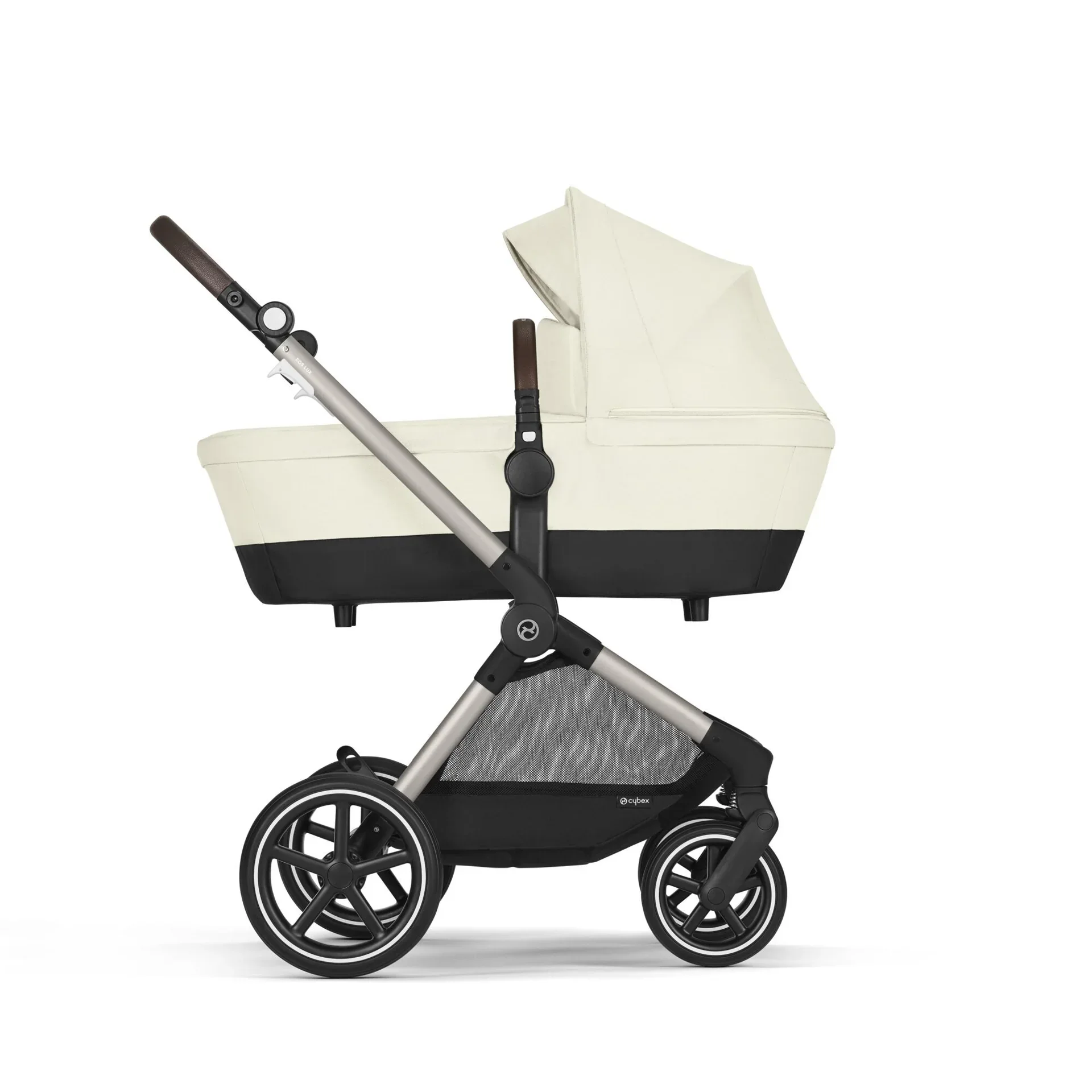 Cybex® Baby Stroller 2in1 Eos™ Lux Seashell Beige (Taupe Frame) - Image 3