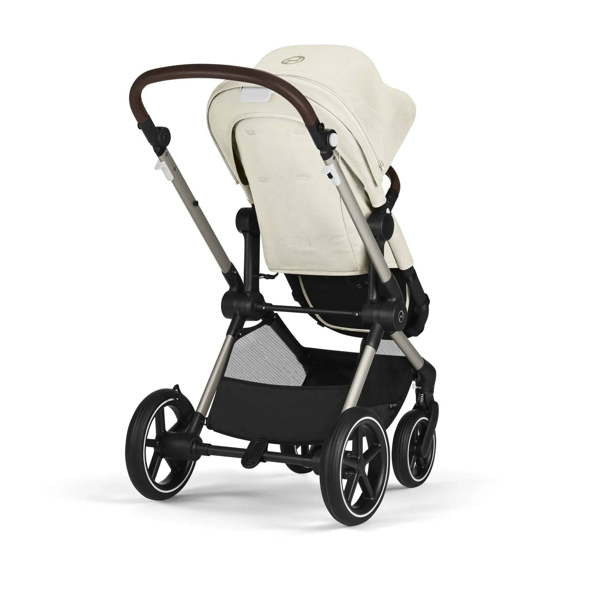 Cybex® Baby Stroller 2in1 Eos™ Lux Seashell Beige (Taupe Frame) - Image 4
