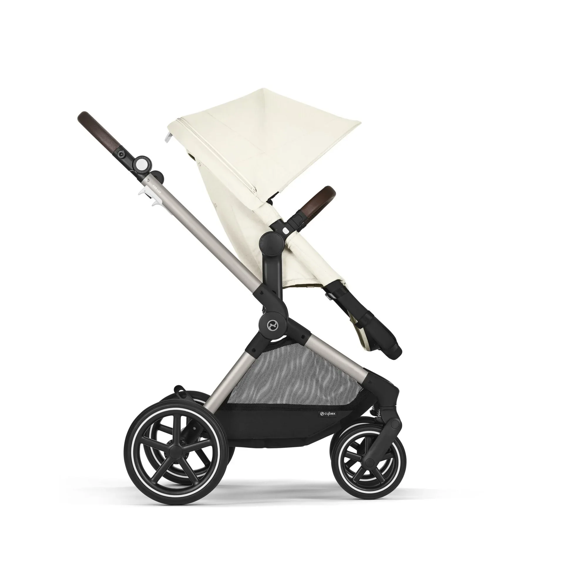Cybex® Baby Stroller 2in1 Eos™ Lux Seashell Beige (Taupe Frame) - Image 5