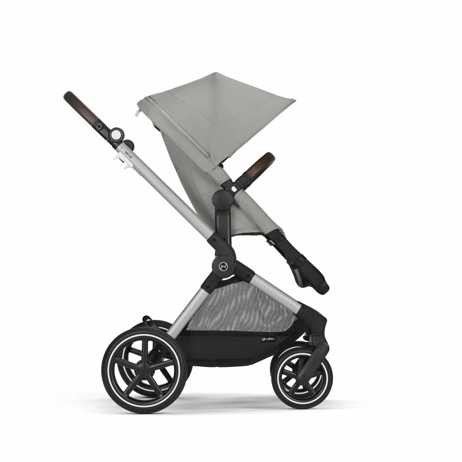 Cybex® Baby Stroller 2in1 Eos™ Lux Stone Grey (Silver Frame) - Image 6