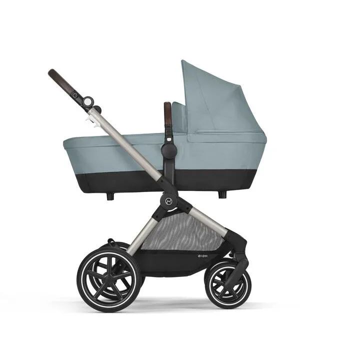 Cybex® Baby Stroller 2in1 Eos™ Lux Stormy Blue (Taupe Frame) - Image 3