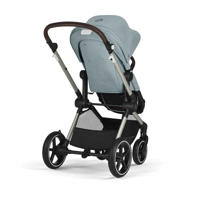 Cybex® Baby Stroller 2in1 Eos™ Lux Stormy Blue (Taupe Frame) - Image 4