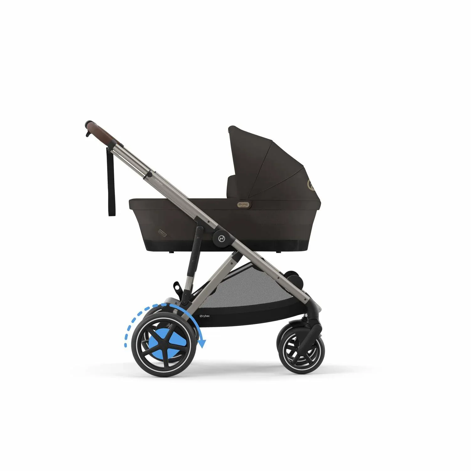 Cybex® Baby Stroller e-Gazelle™ S Chocolate Brown (Taupe Frame) - Image 7