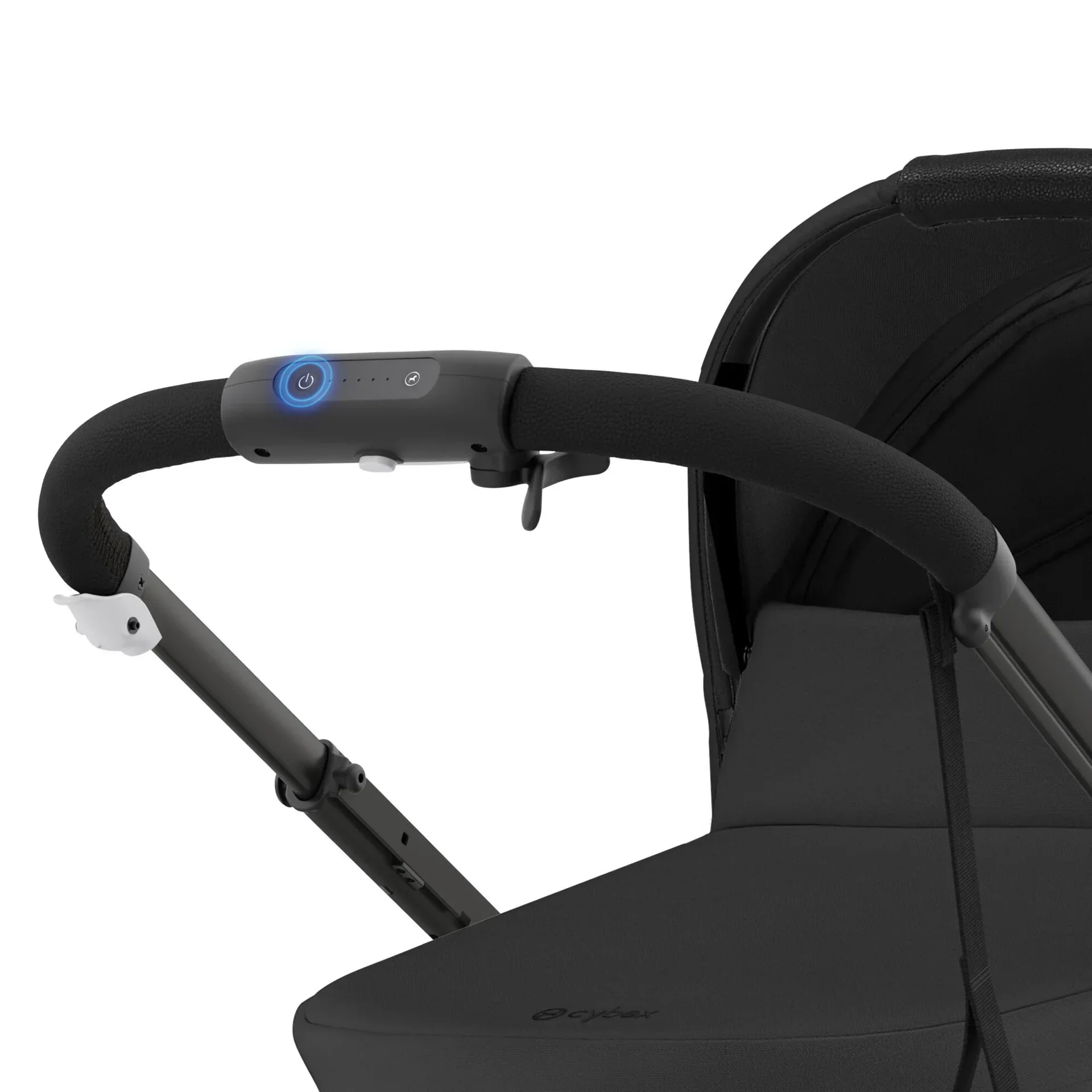 Cybex® Baby Stroller e-Gazelle™ S Moon Black (Black Frame) - Image 10