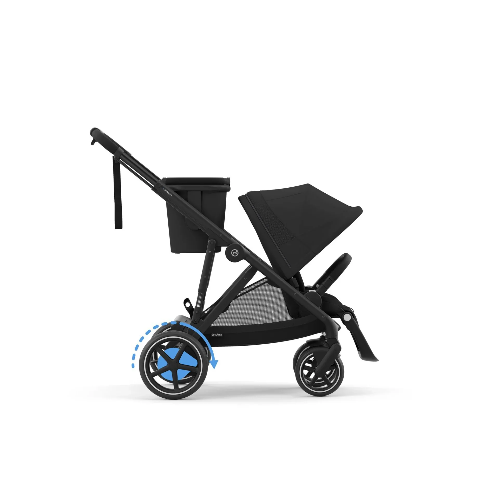 Cybex® Baby Stroller e-Gazelle™ S Moon Black (Black Frame) - Image 11