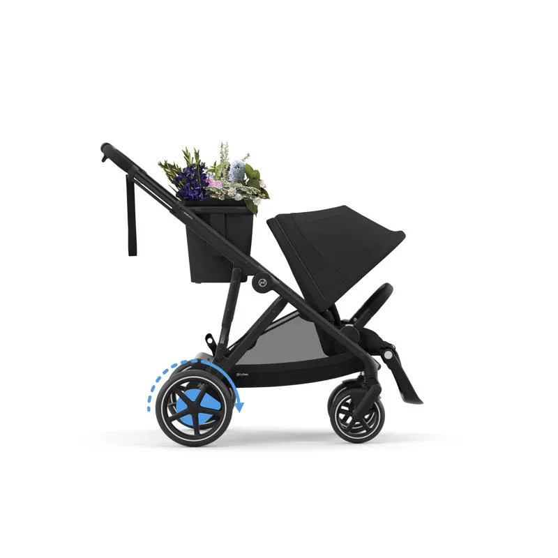 Cybex® Baby Stroller e-Gazelle™ S Moon Black (Black Frame) - Image 3