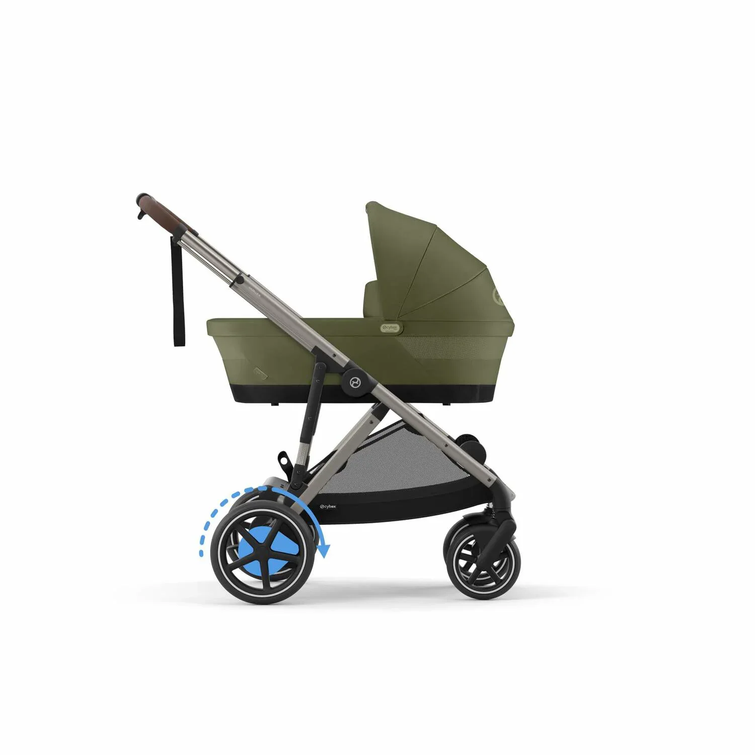 Cybex® Baby Stroller e-Gazelle™ S Moss Green (Taupe Frame) - Image 5