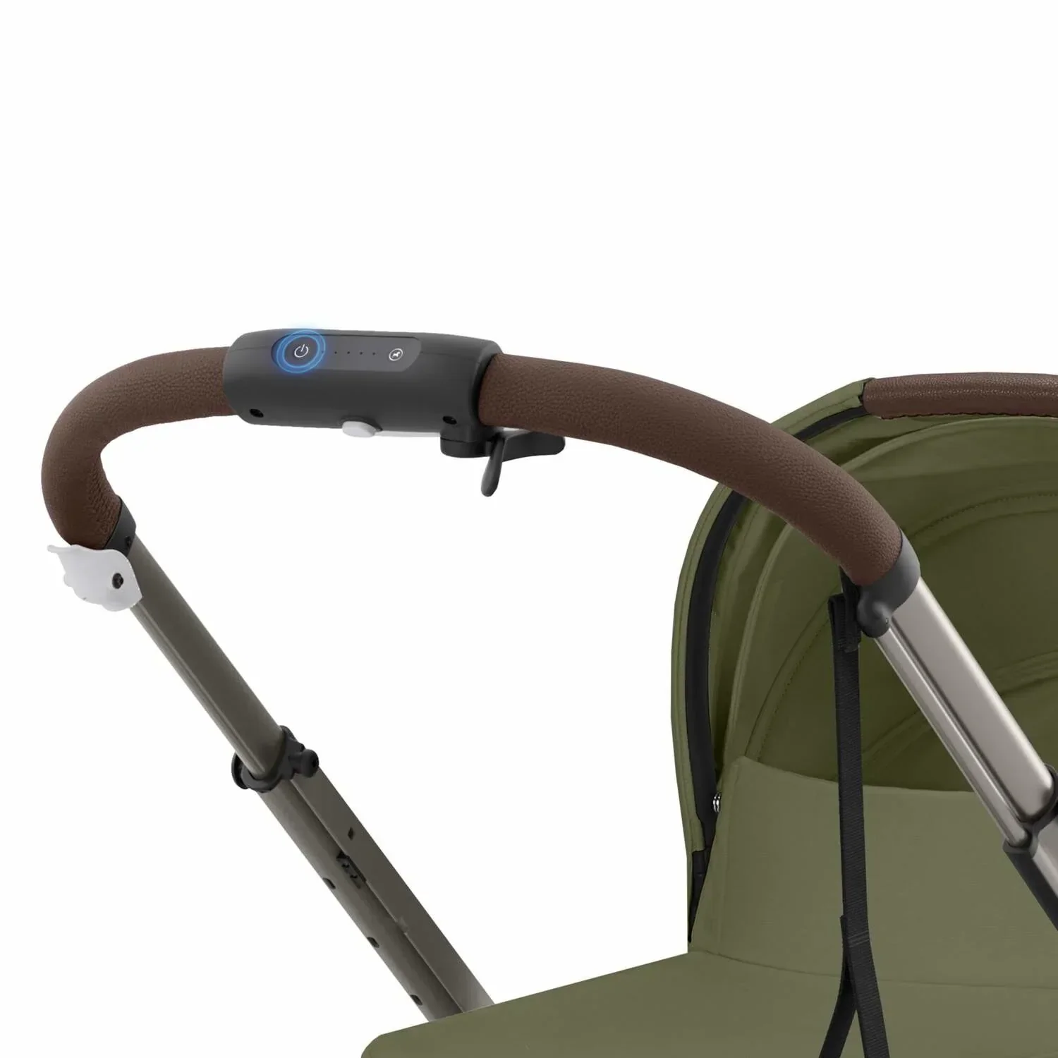 Cybex® Baby Stroller e-Gazelle™ S Moss Green (Taupe Frame) - Image 6