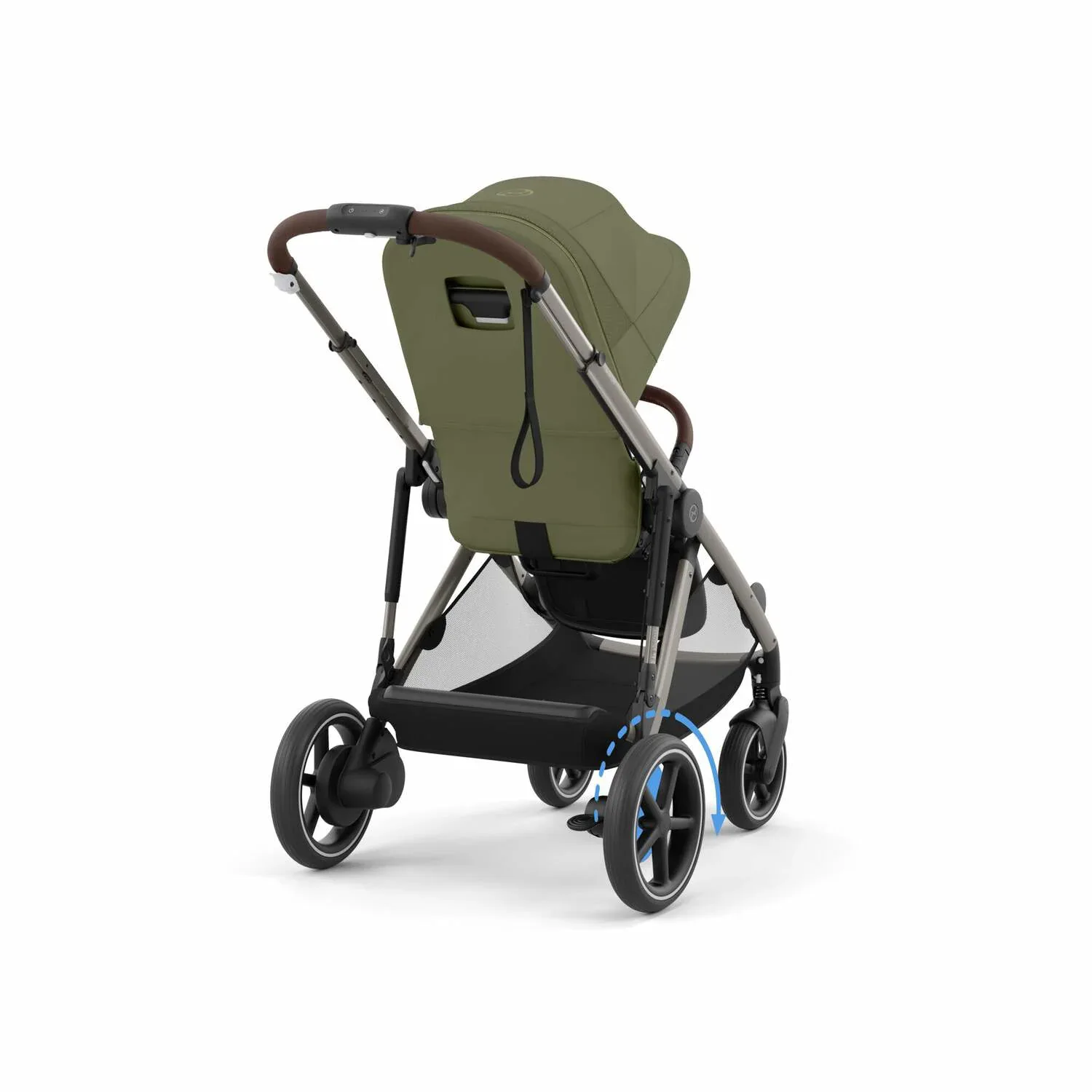 Cybex® Baby Stroller e-Gazelle™ S Moss Green (Taupe Frame) - Image 7