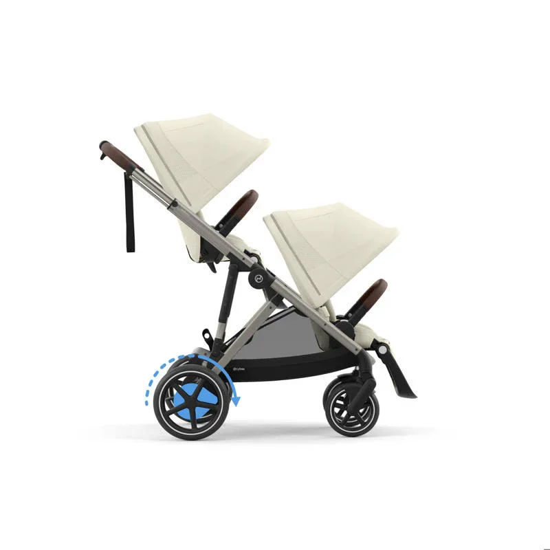 Cybex® Baby Stroller e-Gazelle™ S Seashell Beige (Taupe Frame) - Image 10