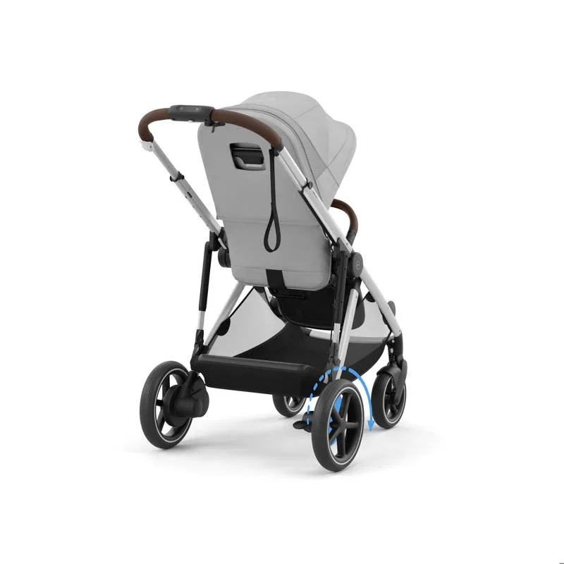 Cybex® Baby Stroller e-Gazelle™ S Stone Grey (Silver Frame) - Image 7