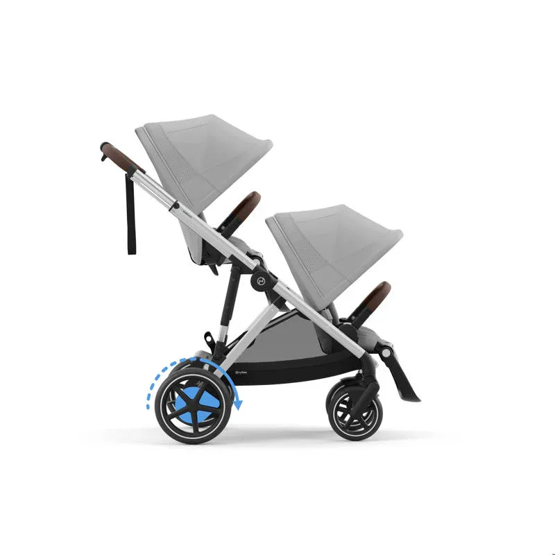 Cybex® Baby Stroller e-Gazelle™ S Stone Grey (Silver Frame) - Image 8