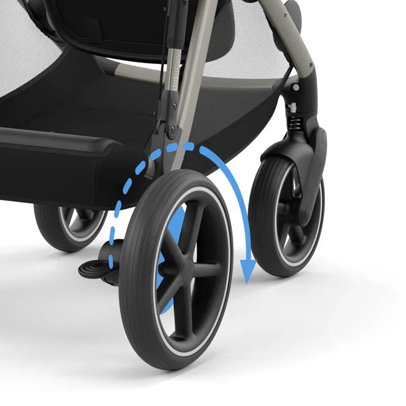 Cybex® Baby Stroller e-Gazelle™ S Stormy Blue (Taupe Frame) - Image 10