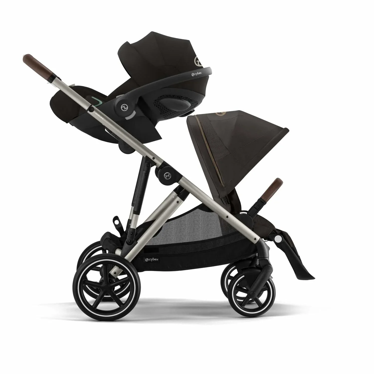 Cybex® Baby Stroller Gazelle™ S Chocolate Brown (Taupe Frame) - Image 6