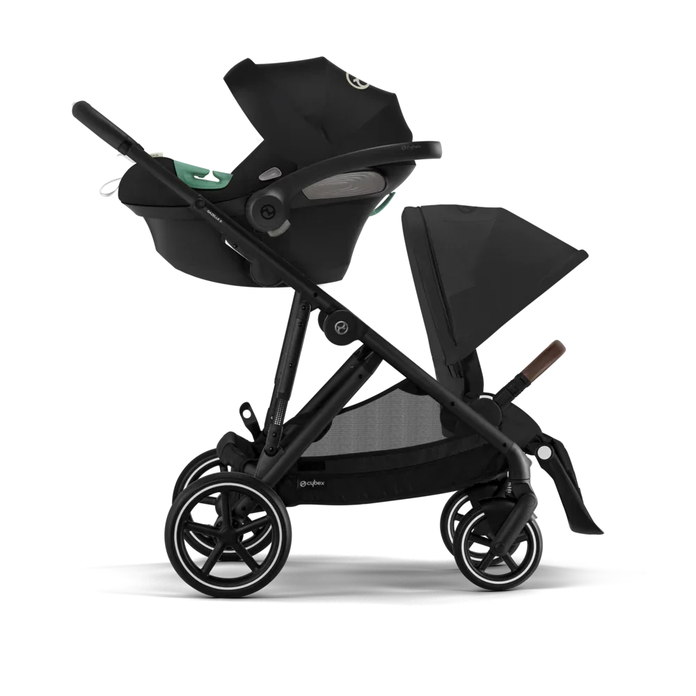 Cybex® Baby Stroller Gazelle™ S Moon Black (Black Frame) - Image 10