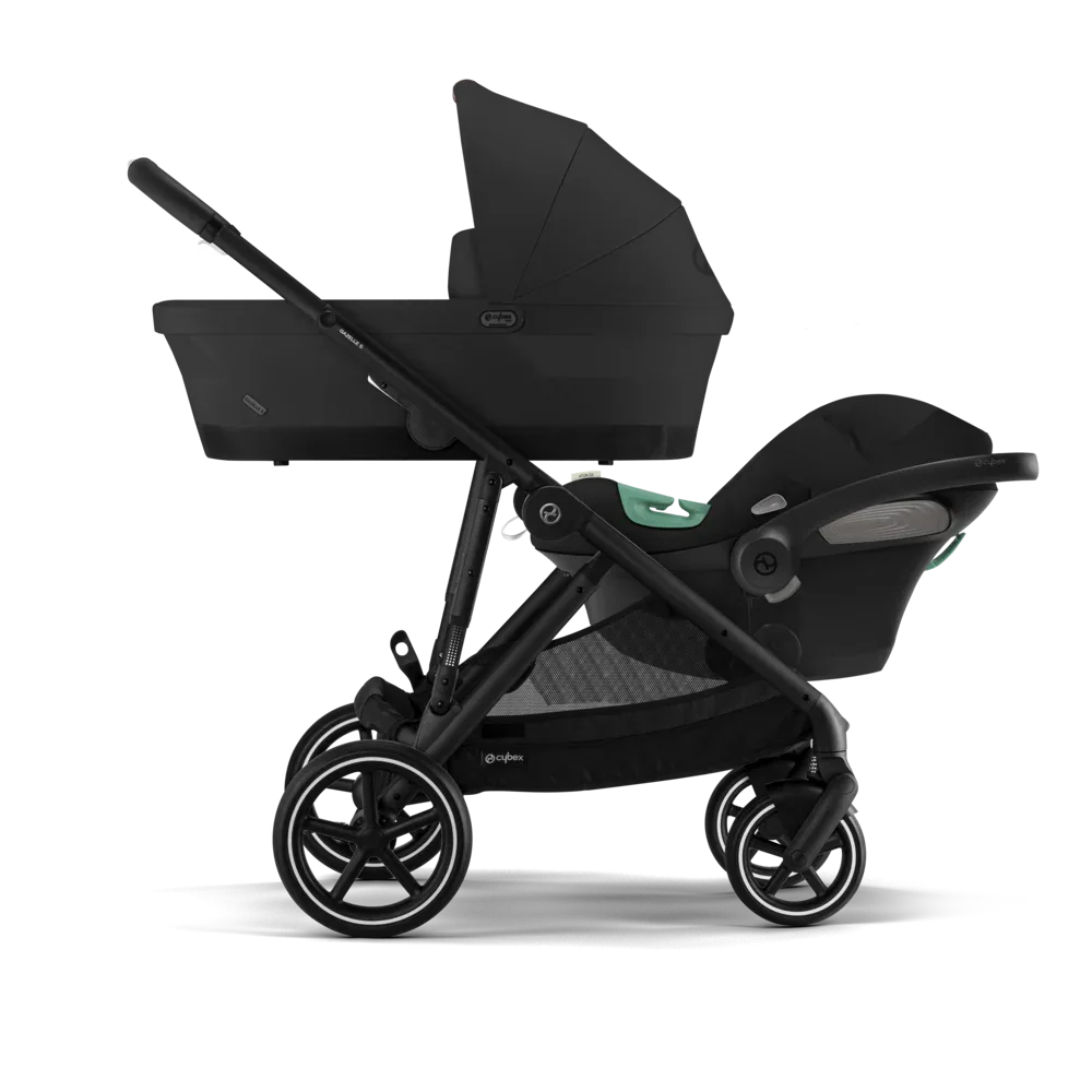 Cybex® Baby Stroller Gazelle™ S Moon Black (Black Frame) - Image 11