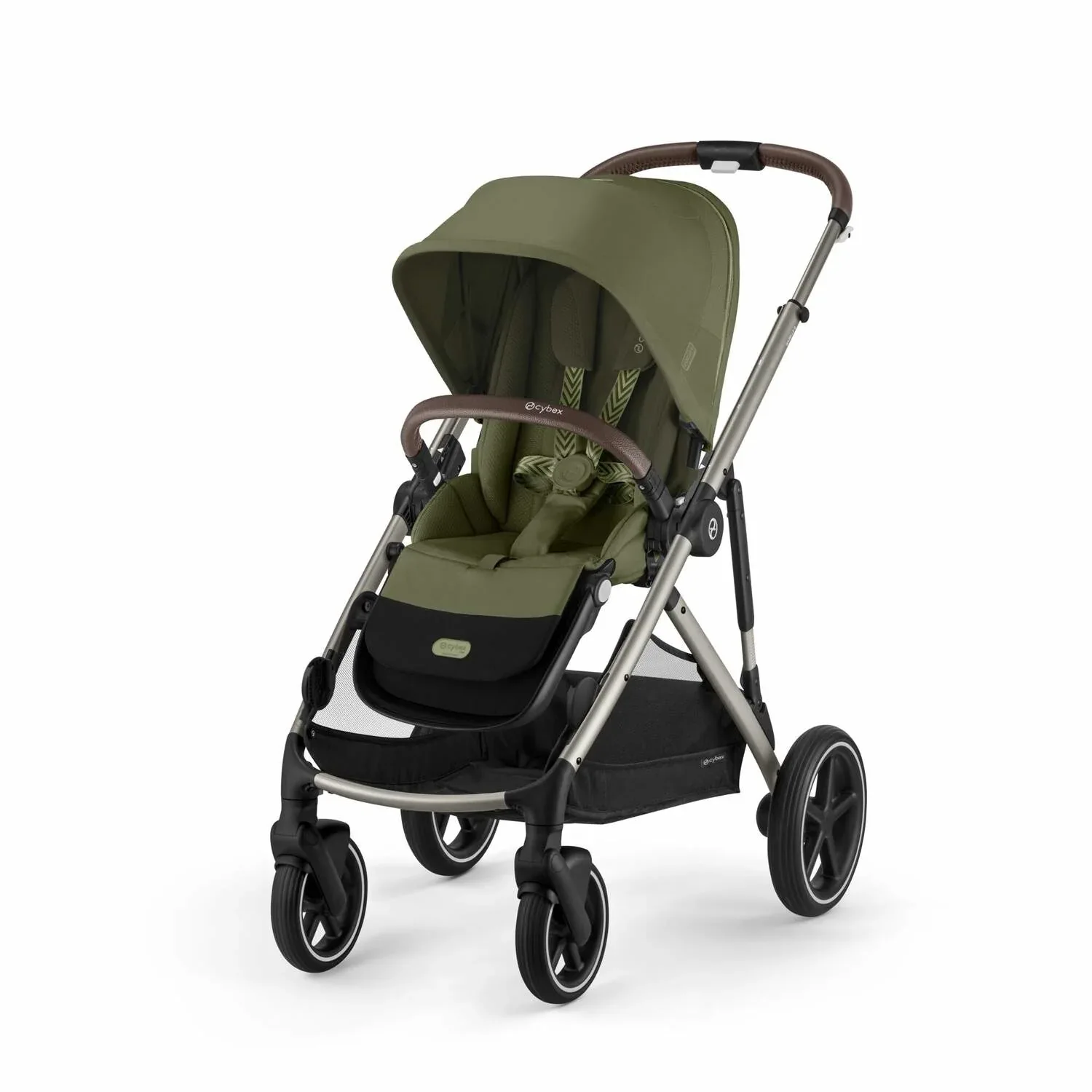 Cybex® Baby Stroller Gazelle™ S Moss Green (Taupe Frame) - Image 3