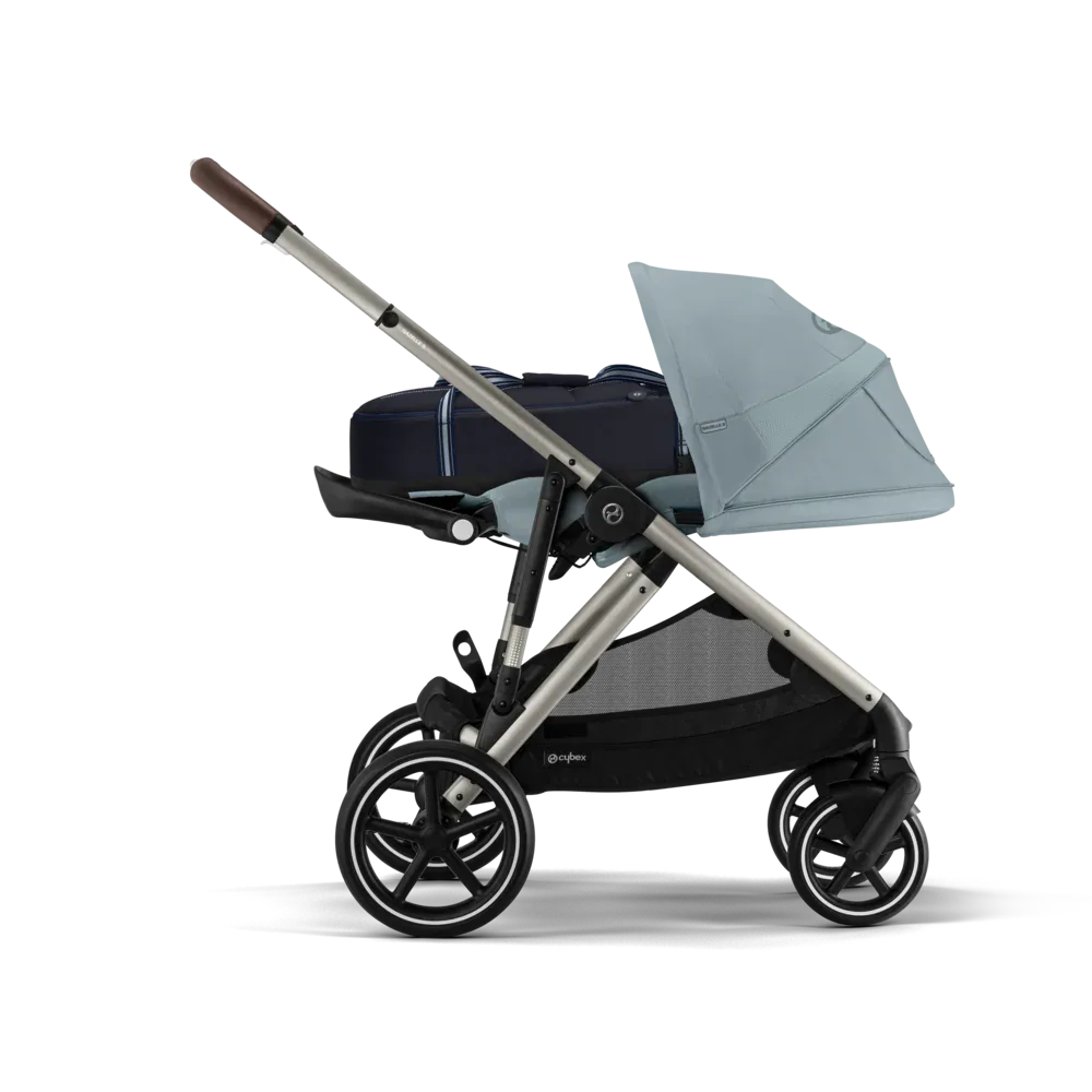 Cybex® Baby Stroller Gazelle™ S Ocean Blue (Silver Frame) - Image 15