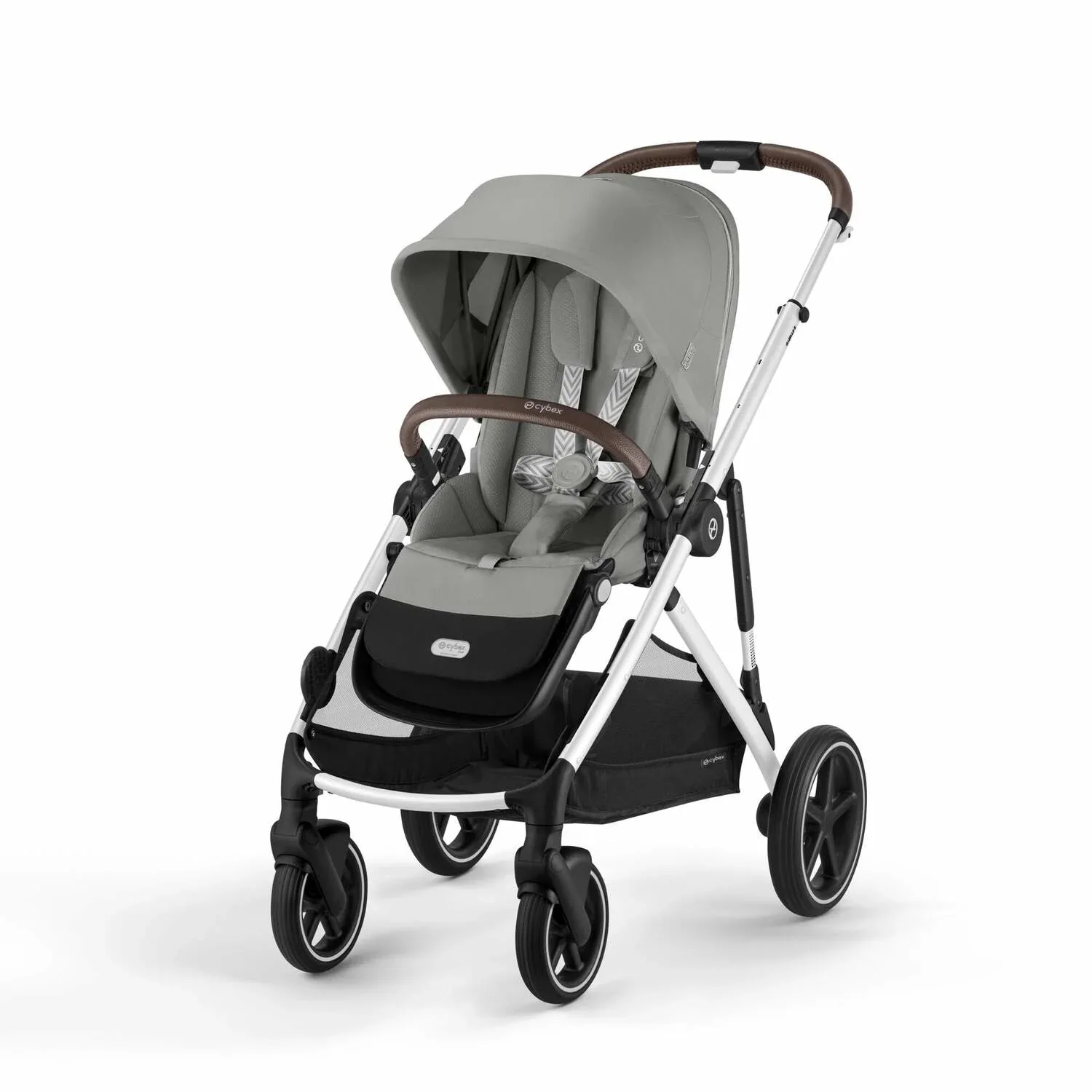 Cybex® Baby Stroller Gazelle™ S Stone Grey (Silver Frame) - Image 2