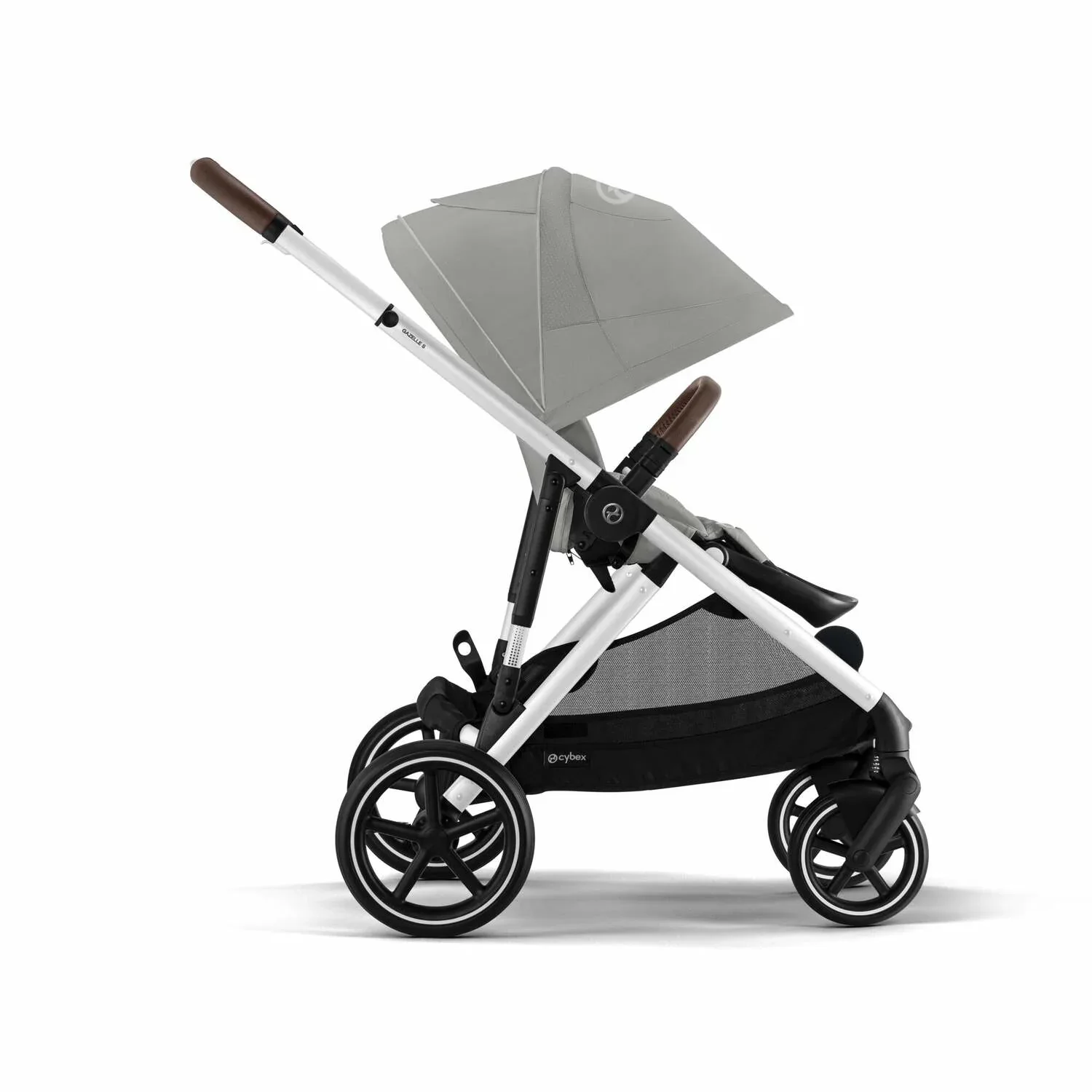 Cybex® Baby Stroller Gazelle™ S Stone Grey (Silver Frame) - Image 4
