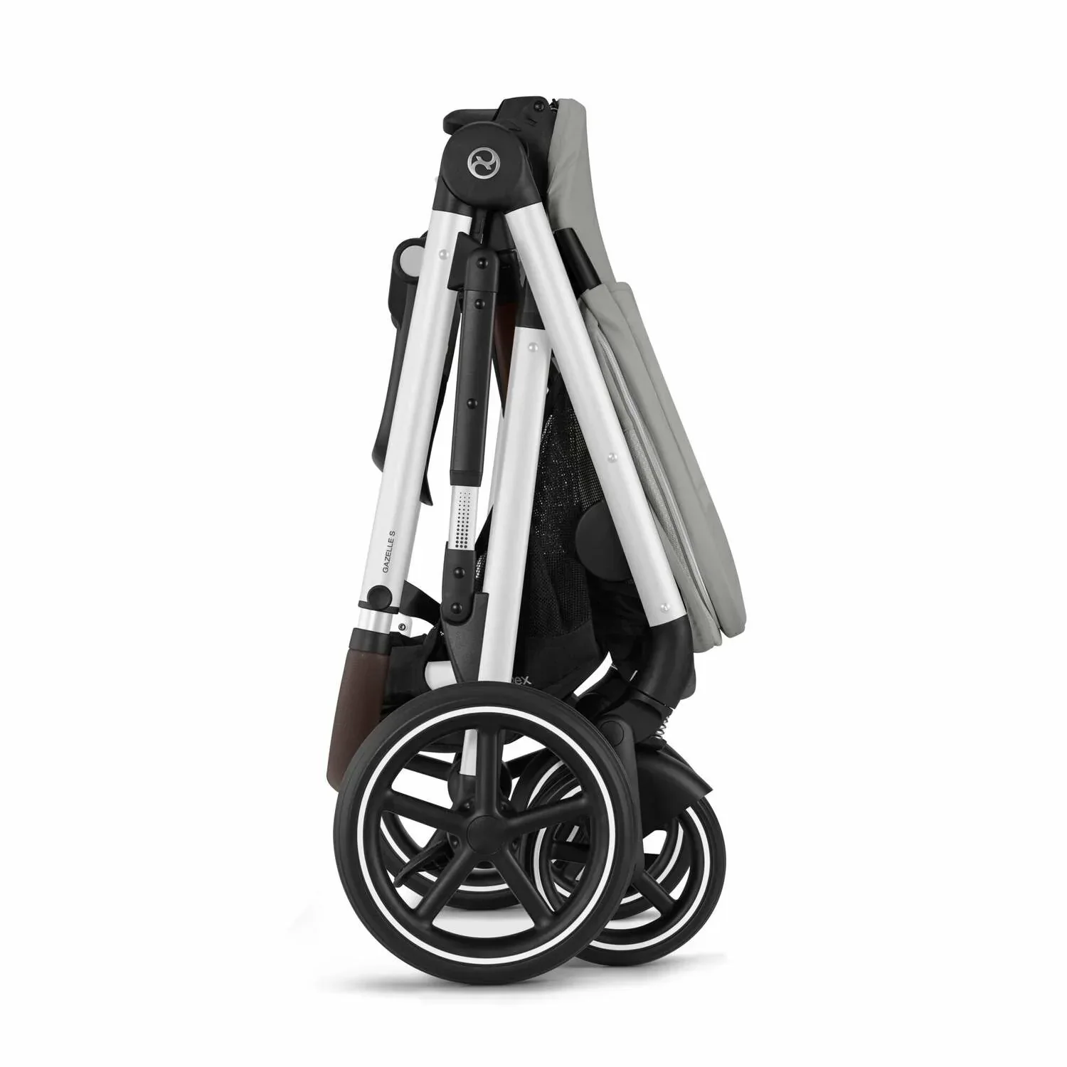 Cybex® Baby Stroller Gazelle™ S Stone Grey (Silver Frame) - Image 5