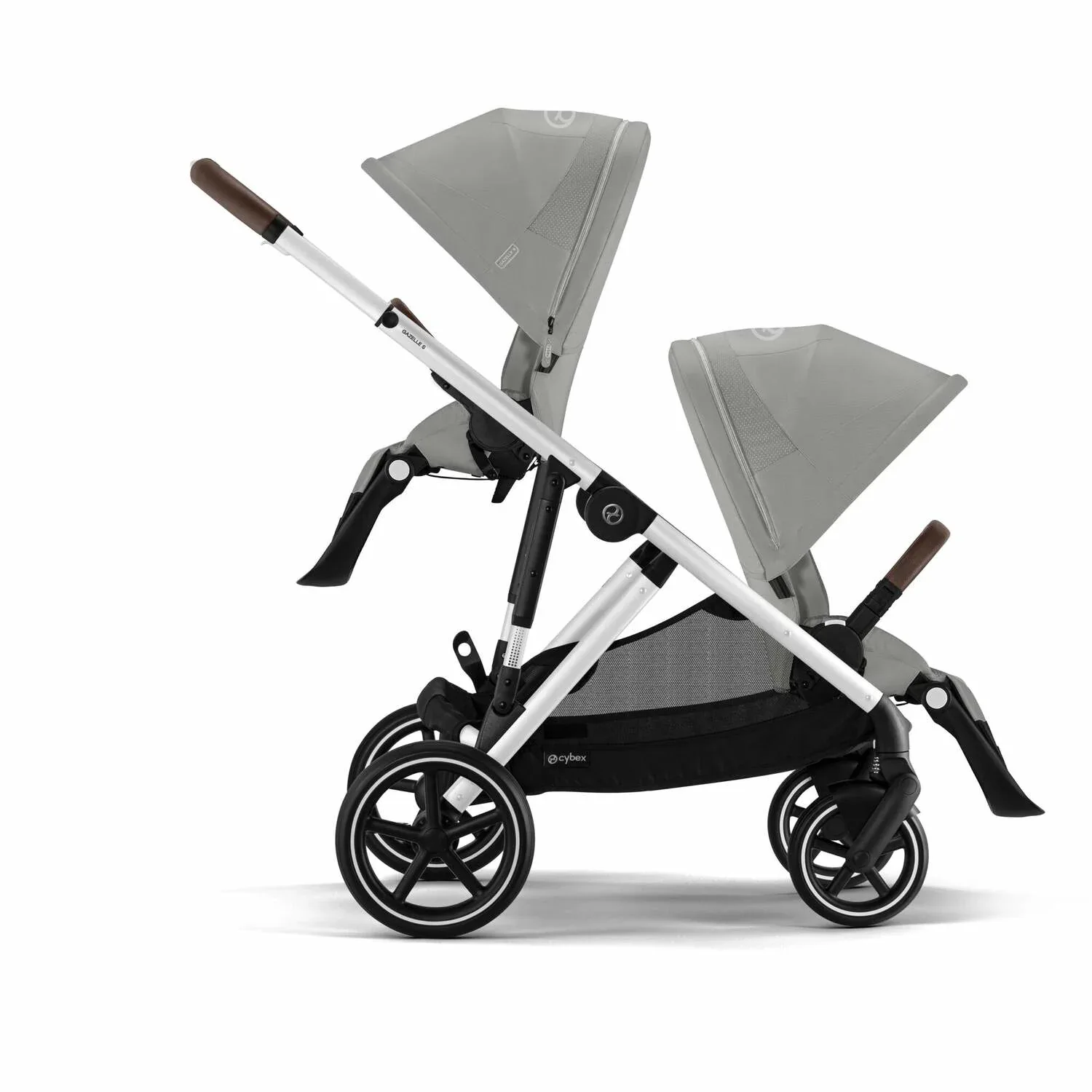 Cybex® Baby Stroller Gazelle™ S Stone Grey (Silver Frame) - Image 6