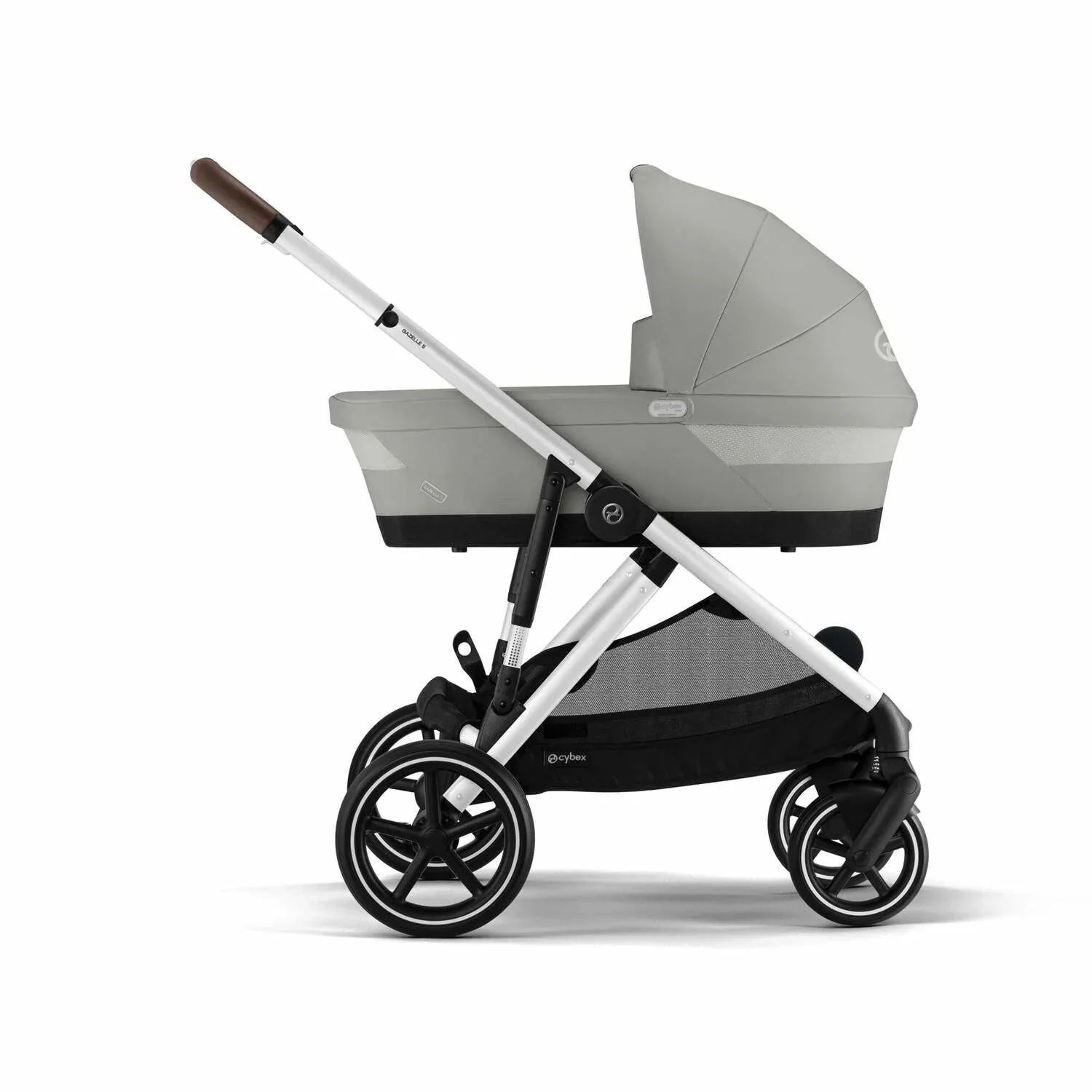 Cybex® Baby Stroller Gazelle™ S Stone Grey (Silver Frame) - Image 8