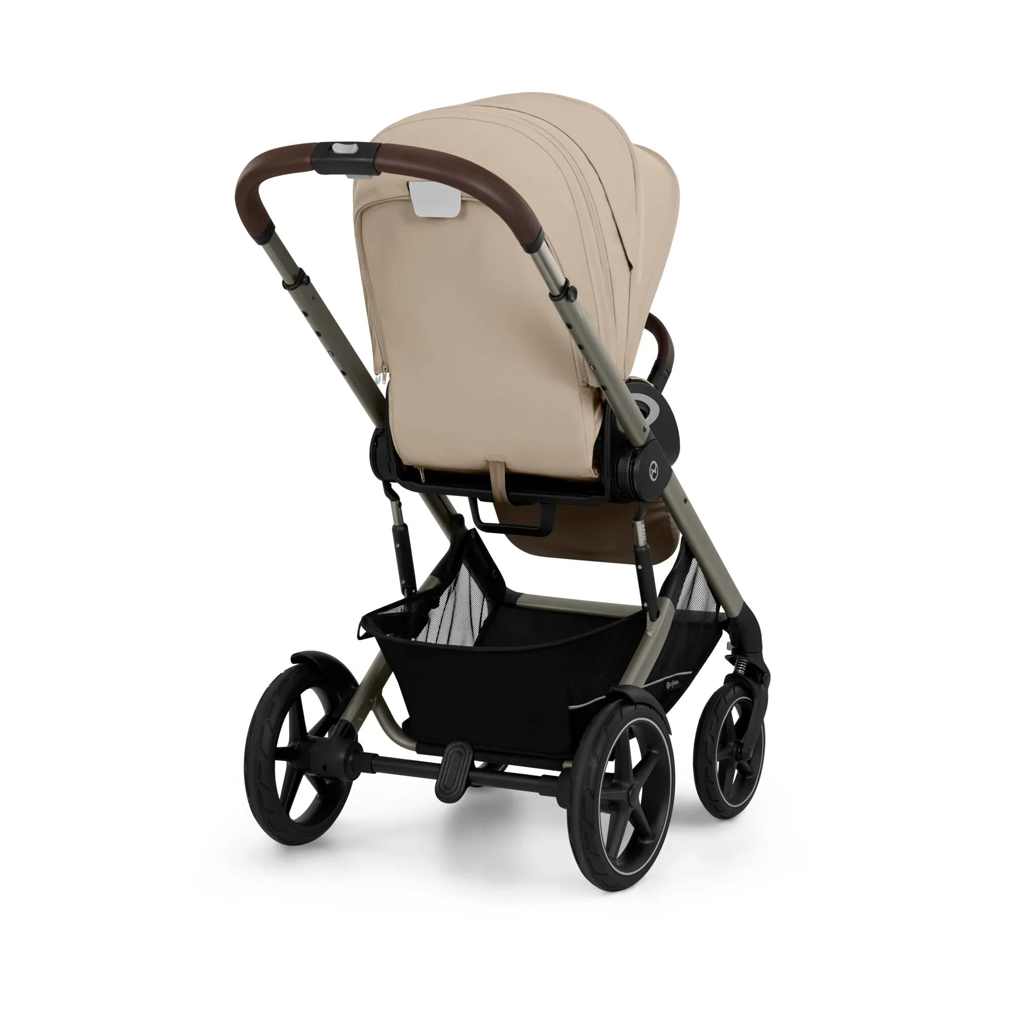 Cybex® Baby stroller Talos S LUX (0-22 kg) Almond Beige (Taupe Frame) - Image 5