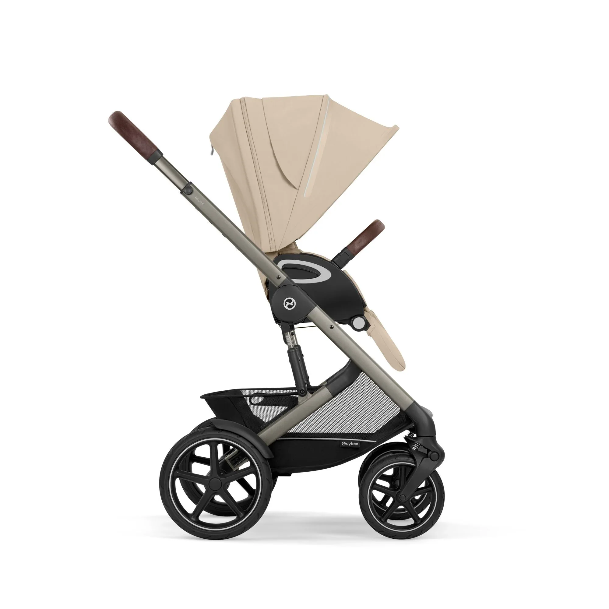 Cybex® Baby stroller Talos S LUX (0-22 kg) Almond Beige (Taupe Frame) - Image 8