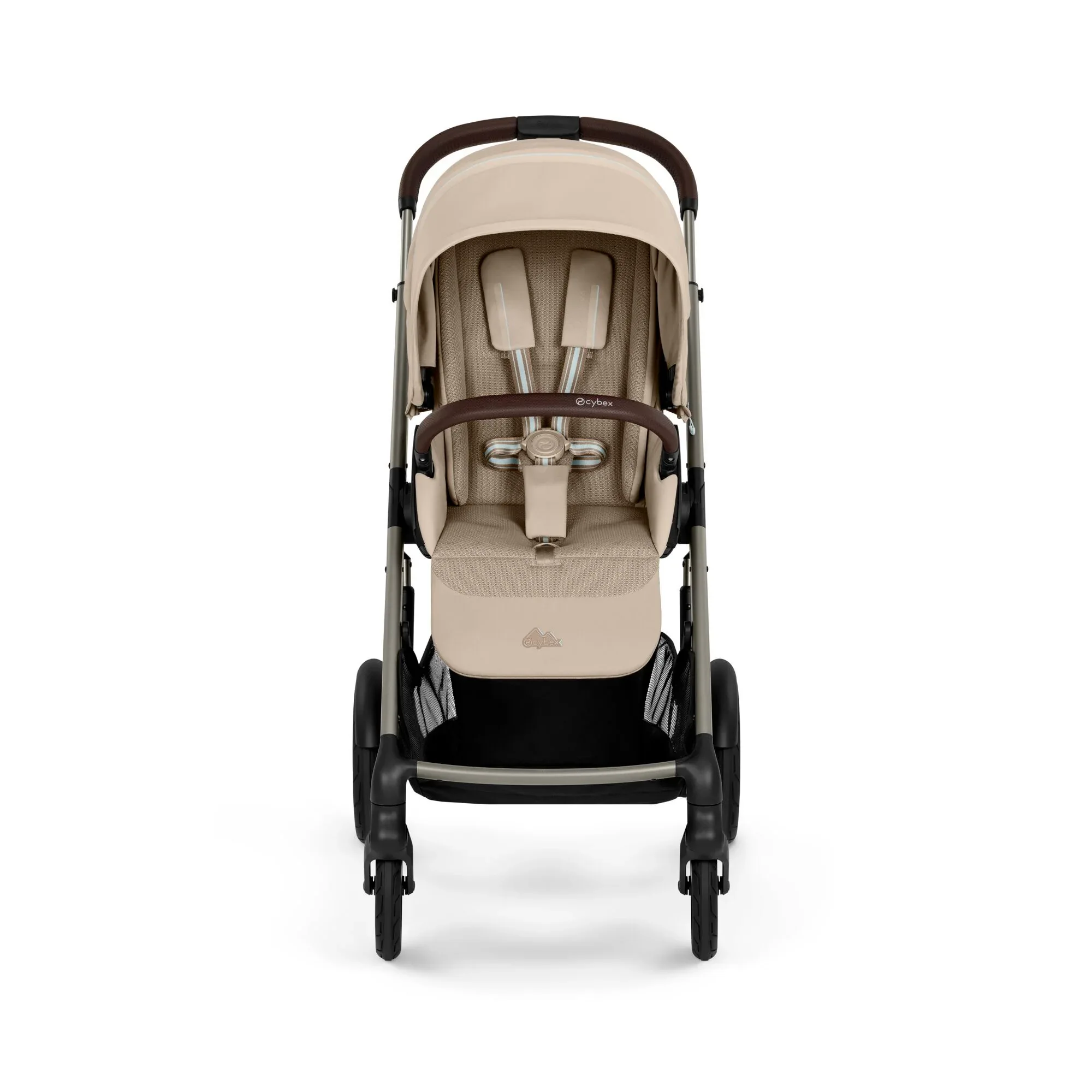 Cybex® Baby stroller Talos S LUX (0-22 kg) Almond Beige (Taupe Frame) - Image 9