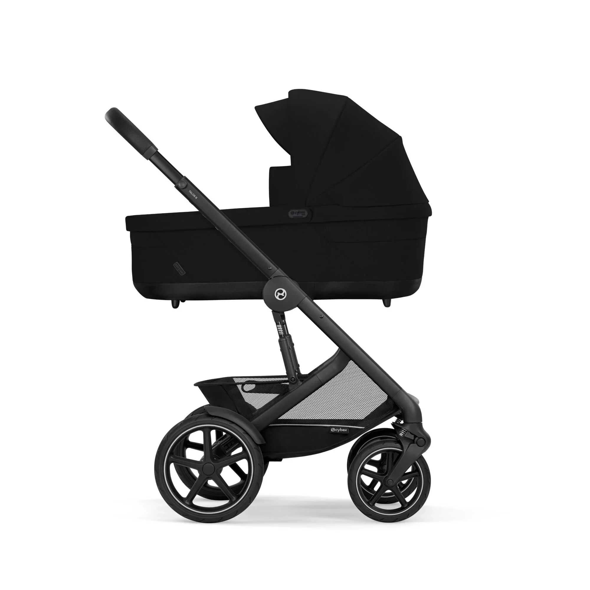 Cybex® Baby stroller Talos S LUX (0-22 kg) Moon Black (Black Frame) - Image 2