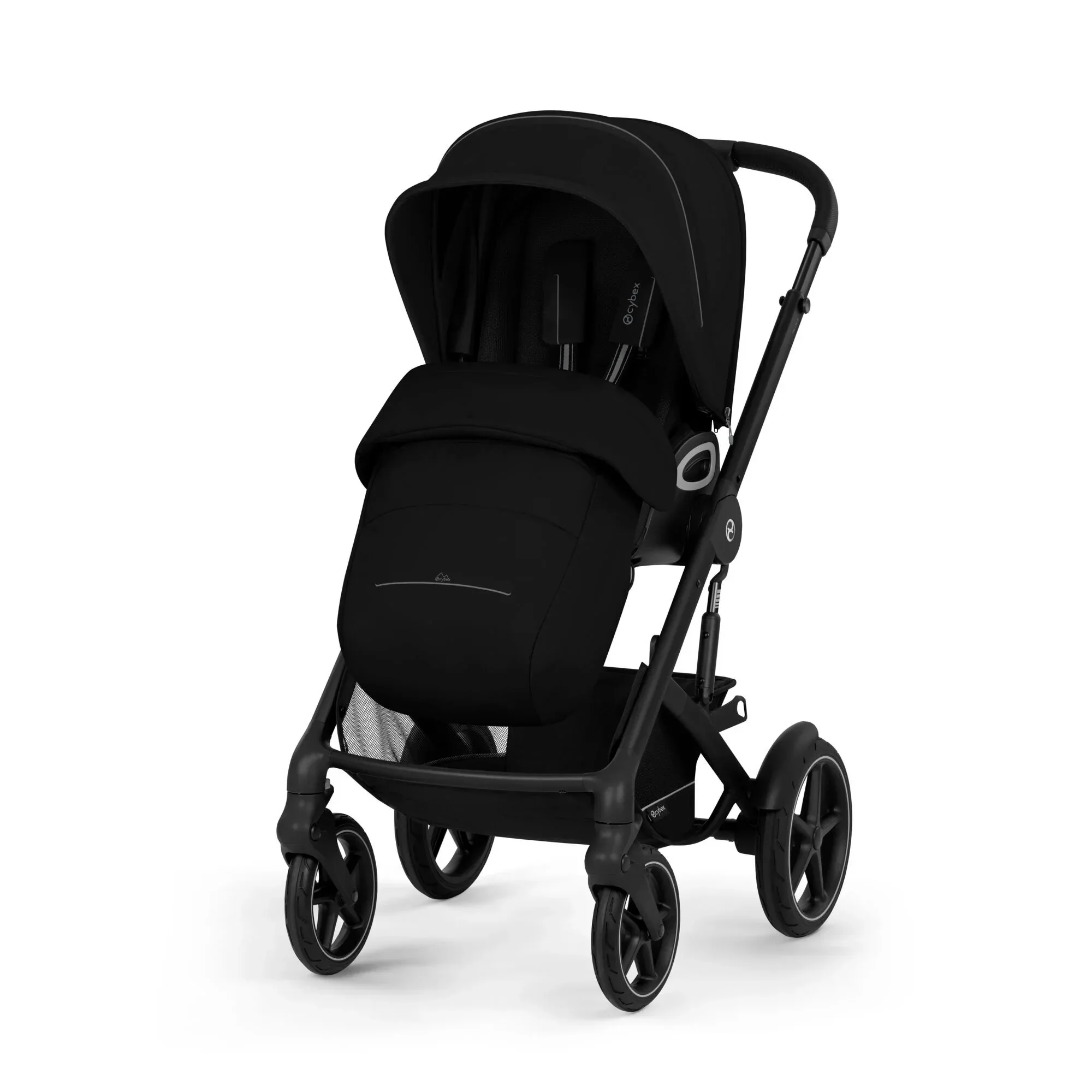 Cybex® Baby stroller Talos S LUX (0-22 kg) Moon Black (Black Frame) - Image 3