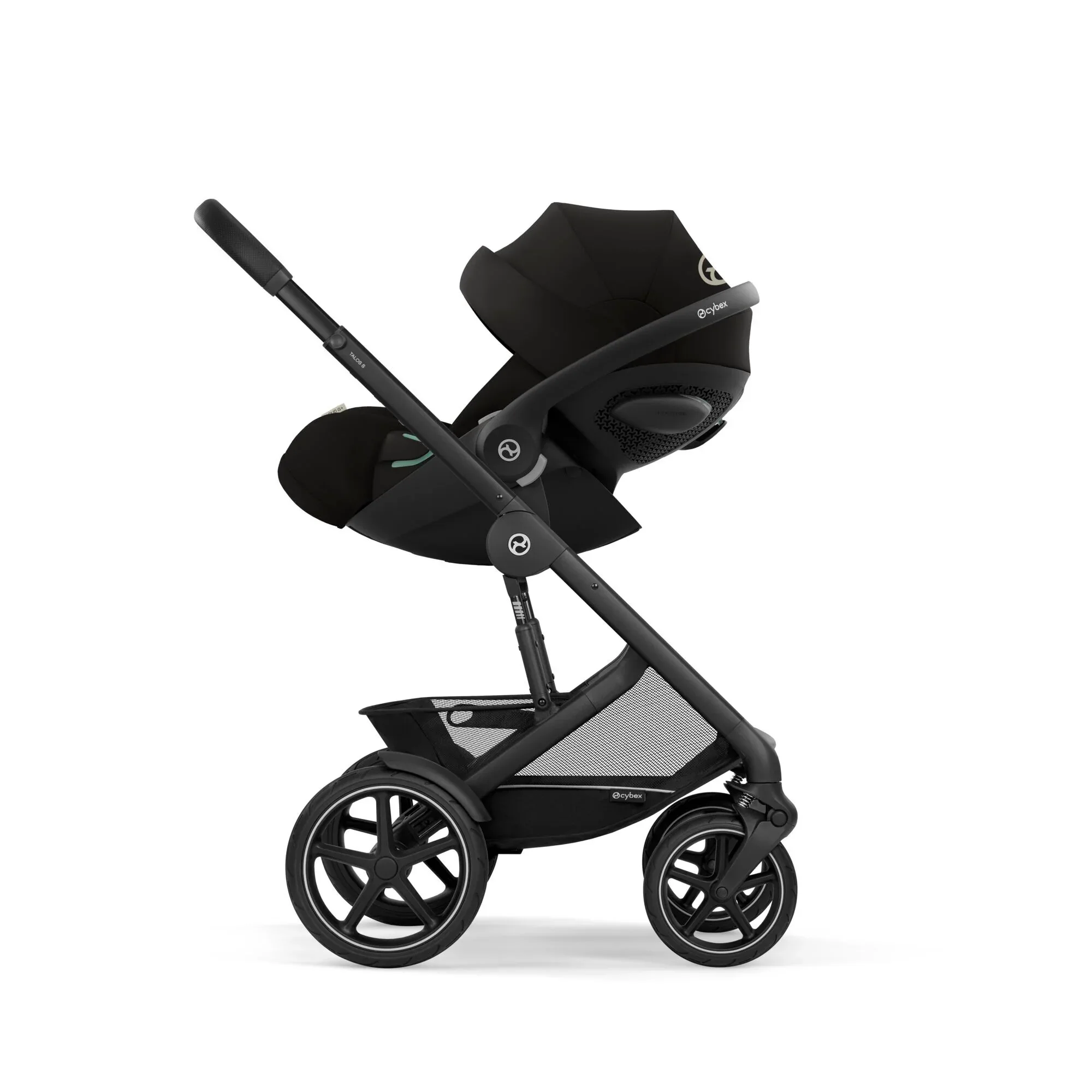 Cybex® Baby stroller Talos S LUX (0-22 kg) Moon Black (Black Frame) - Image 5