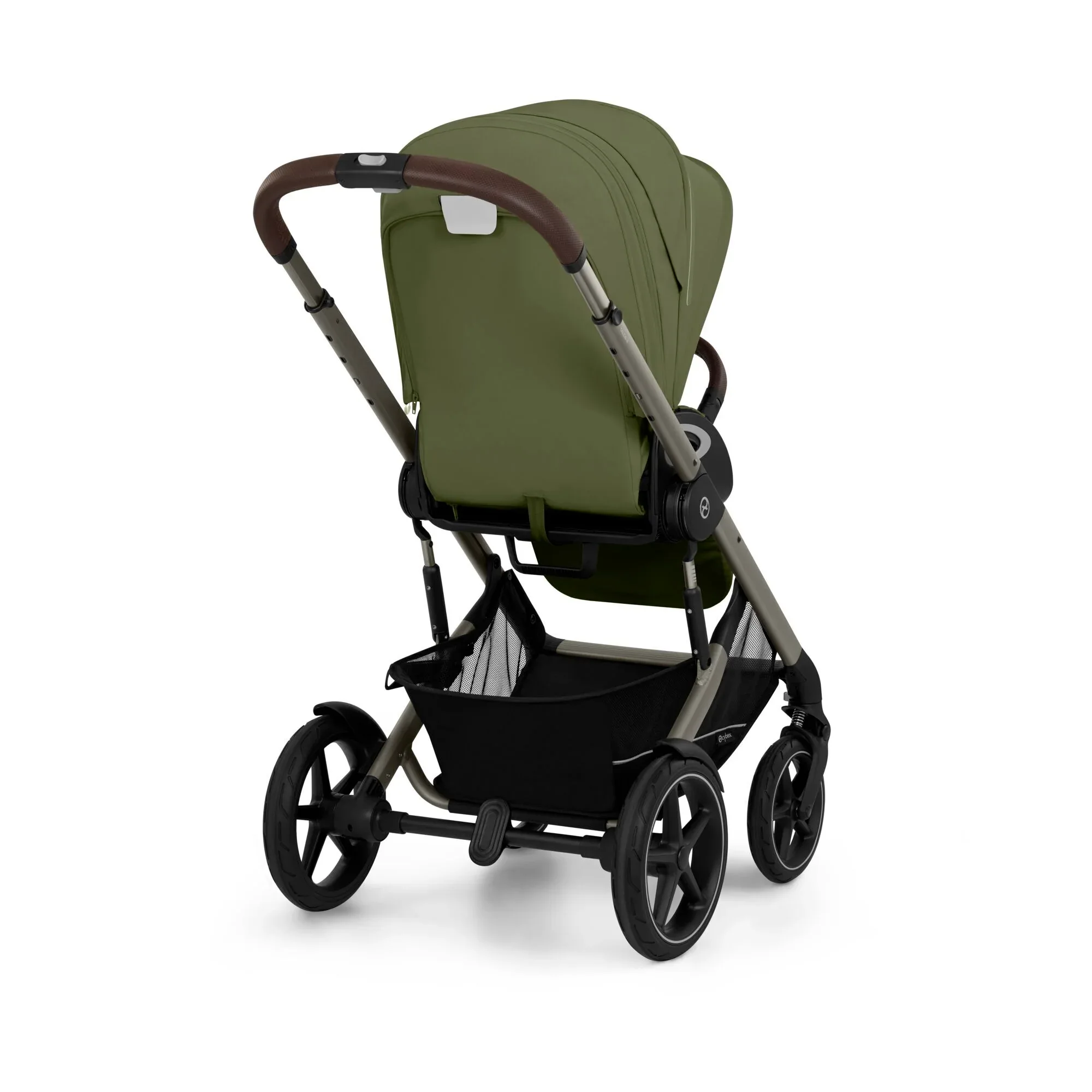Cybex® Baby stroller Talos S LUX (0-22 kg) Moss Green (Taupe Frame) - Image 8