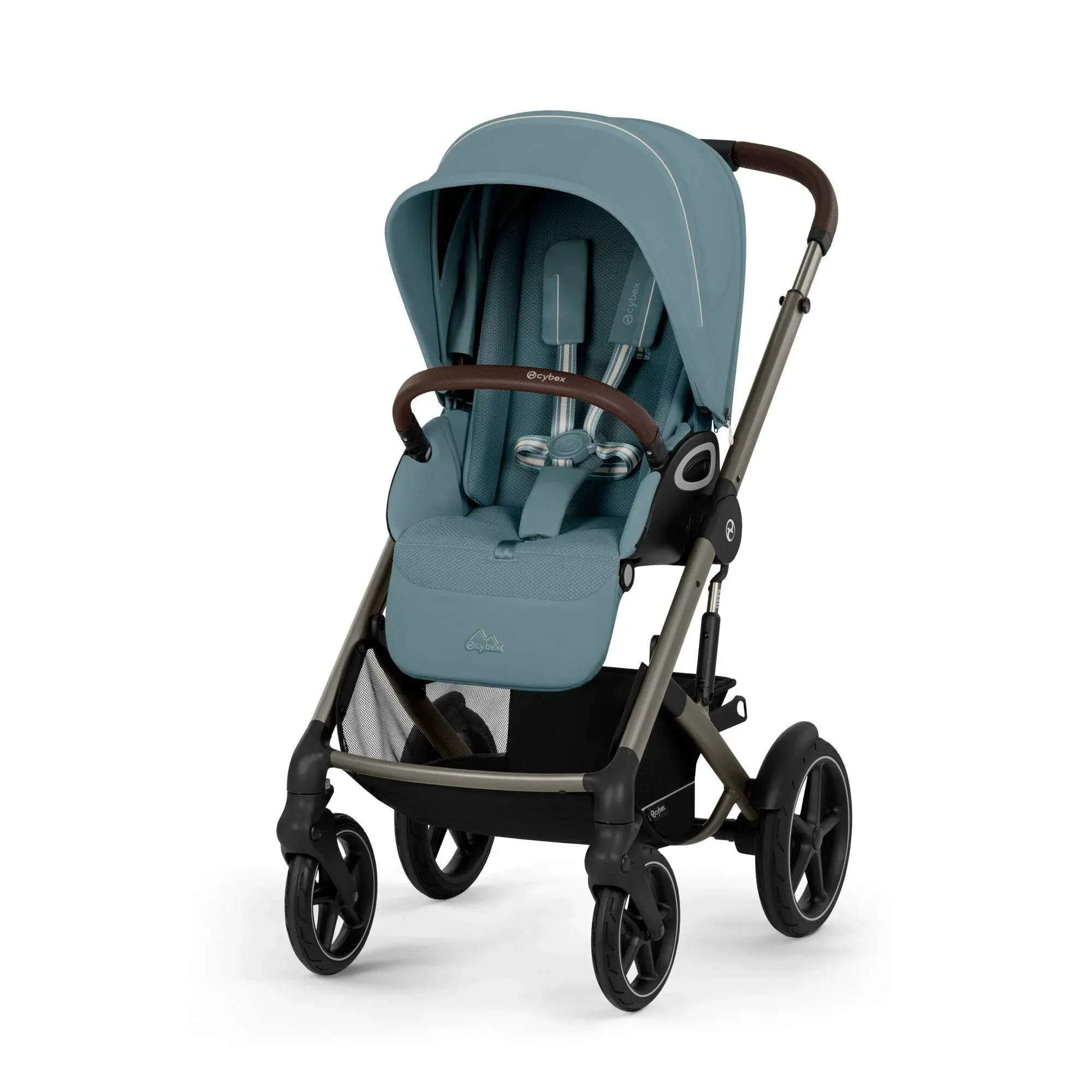 Cybex® Baby stroller Talos S LUX (0-22 kg) Stormy Blue (Taupe Frame)
