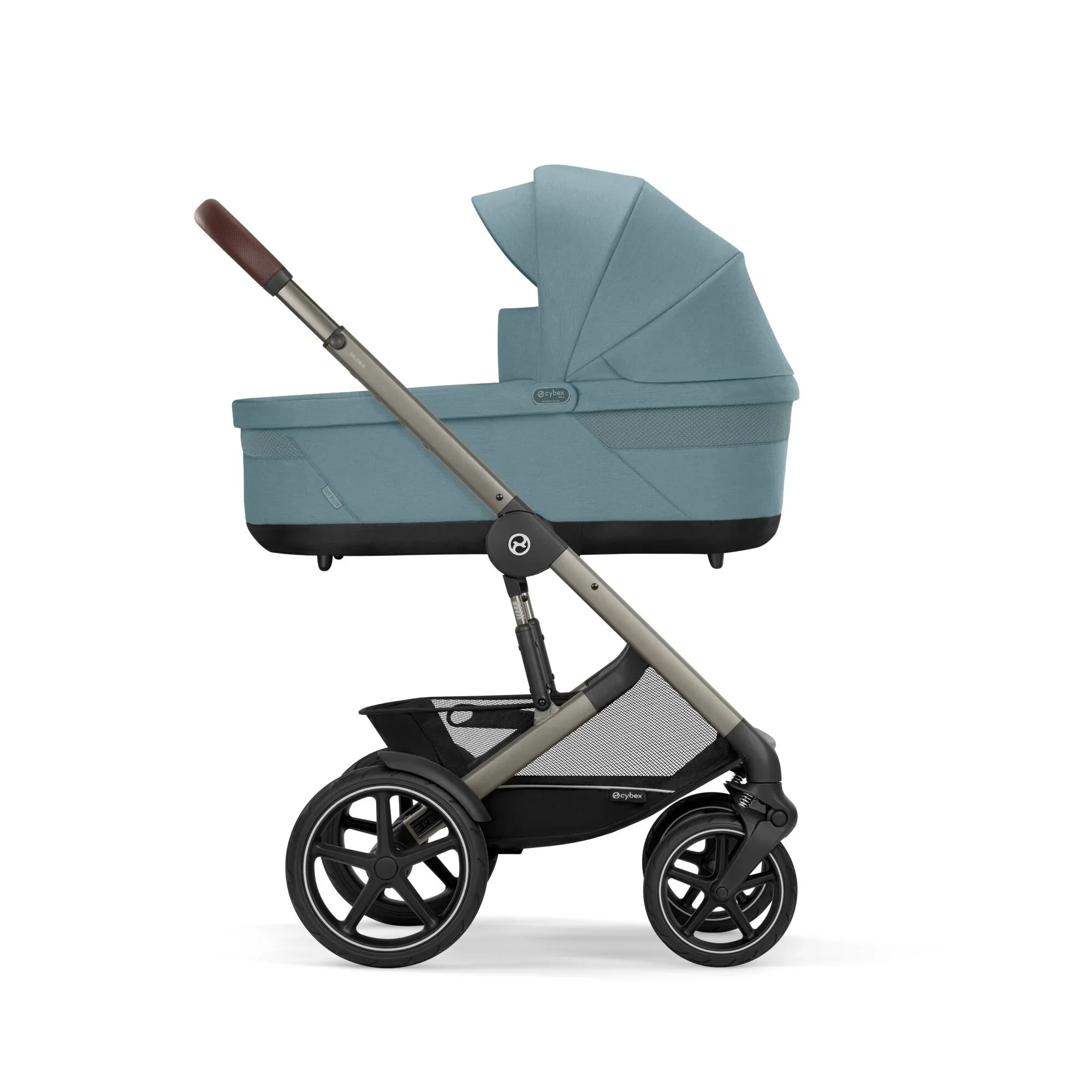 Cybex® Baby stroller Talos S LUX (0-22 kg) Stormy Blue (Taupe Frame) - Image 2