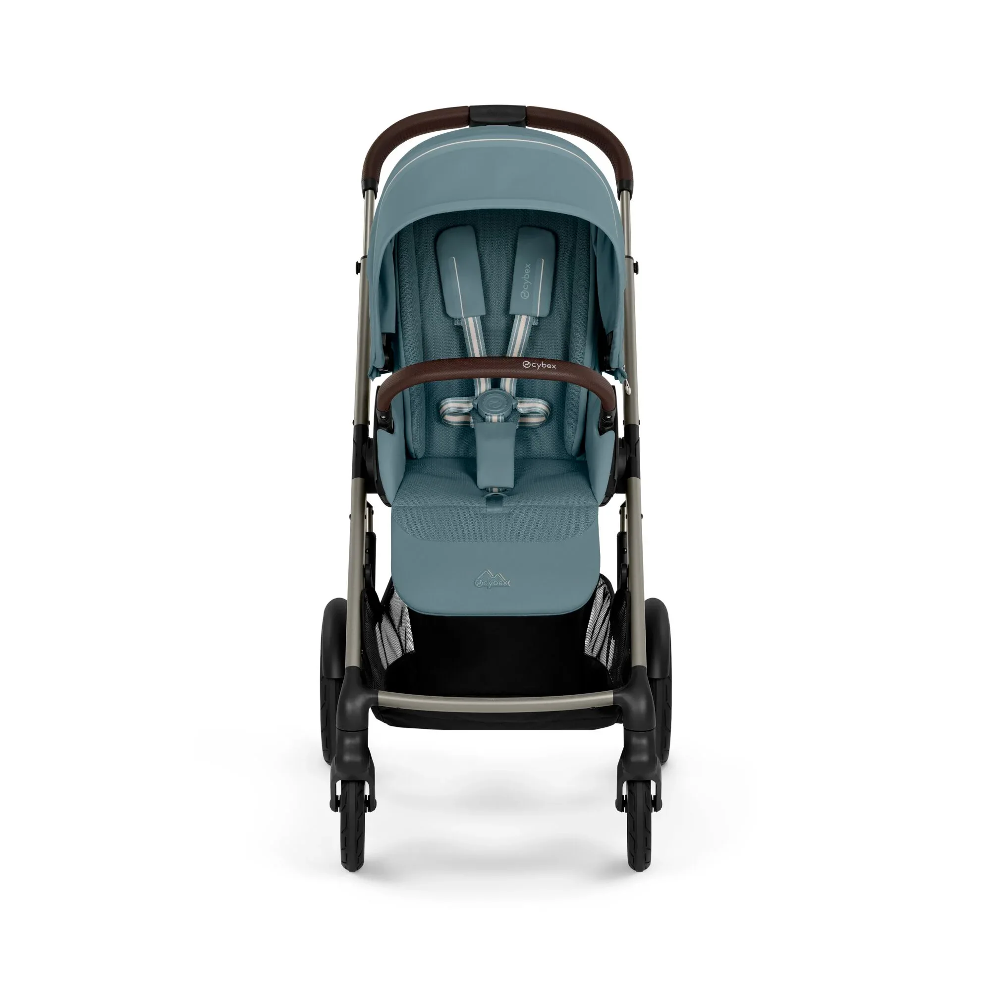 Cybex® Baby stroller Talos S LUX (0-22 kg) Stormy Blue (Taupe Frame) - Image 4