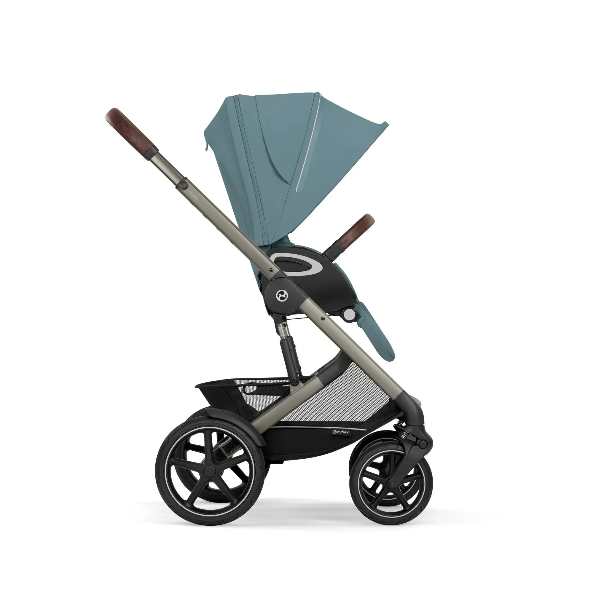 Cybex® Baby stroller Talos S LUX (0-22 kg) Stormy Blue (Taupe Frame) - Image 6