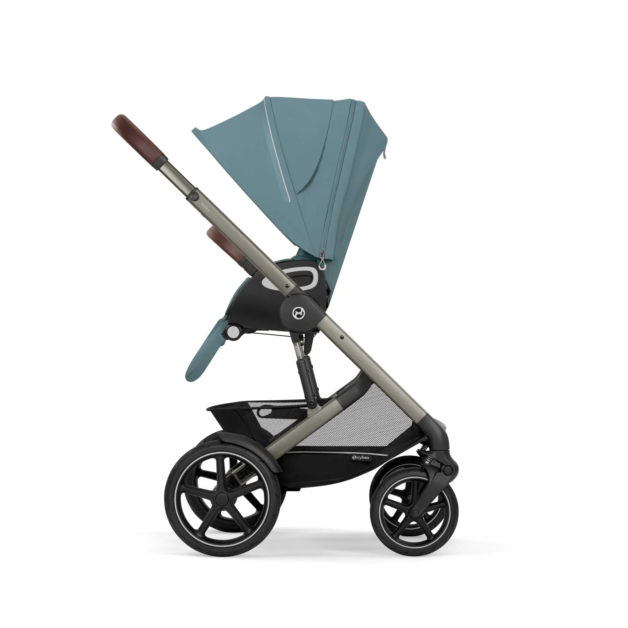 Cybex® Baby stroller Talos S LUX (0-22 kg) Stormy Blue (Taupe Frame) - Image 7