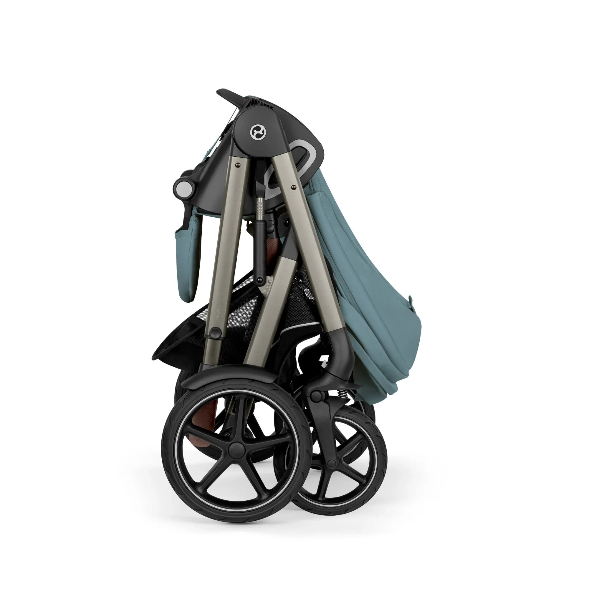 Cybex® Baby stroller Talos S LUX (0-22 kg) Stormy Blue (Taupe Frame) - Image 9