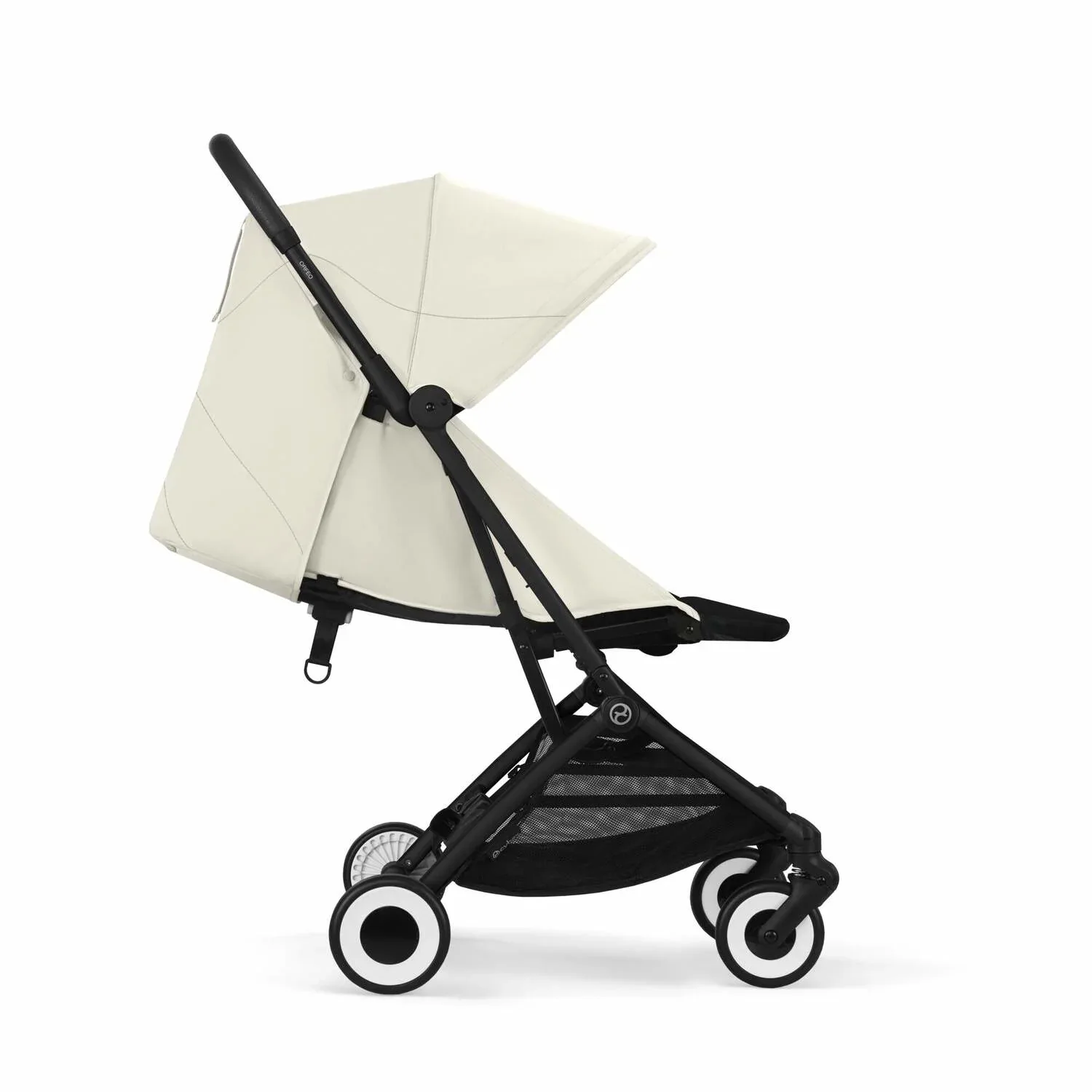 Cybex® Buggy Stroller Orfeo (0-22kg) Canvas White (Black Frame) - Image 3